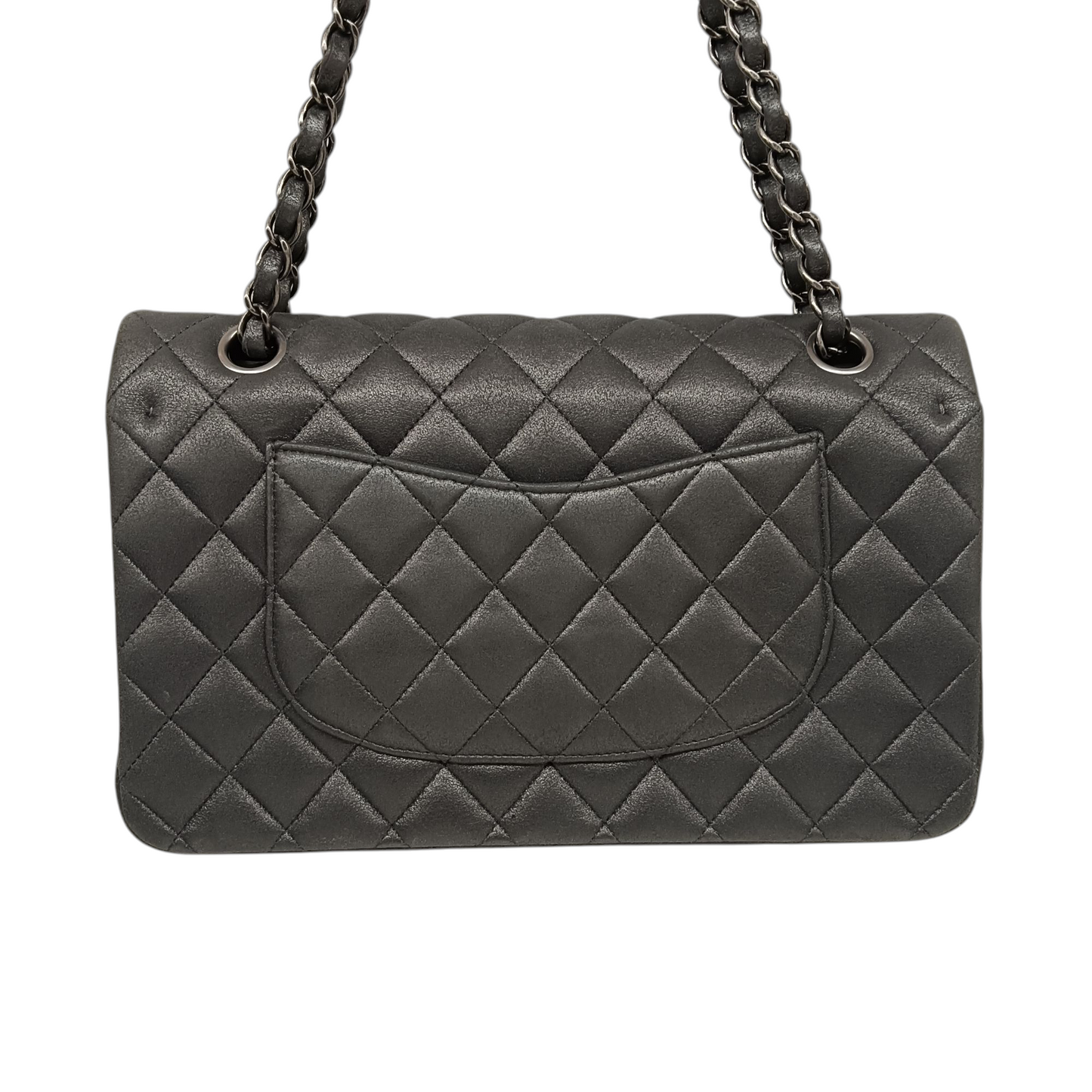 CHANEL Shoulder Bag 20422096 Gray BOY 25