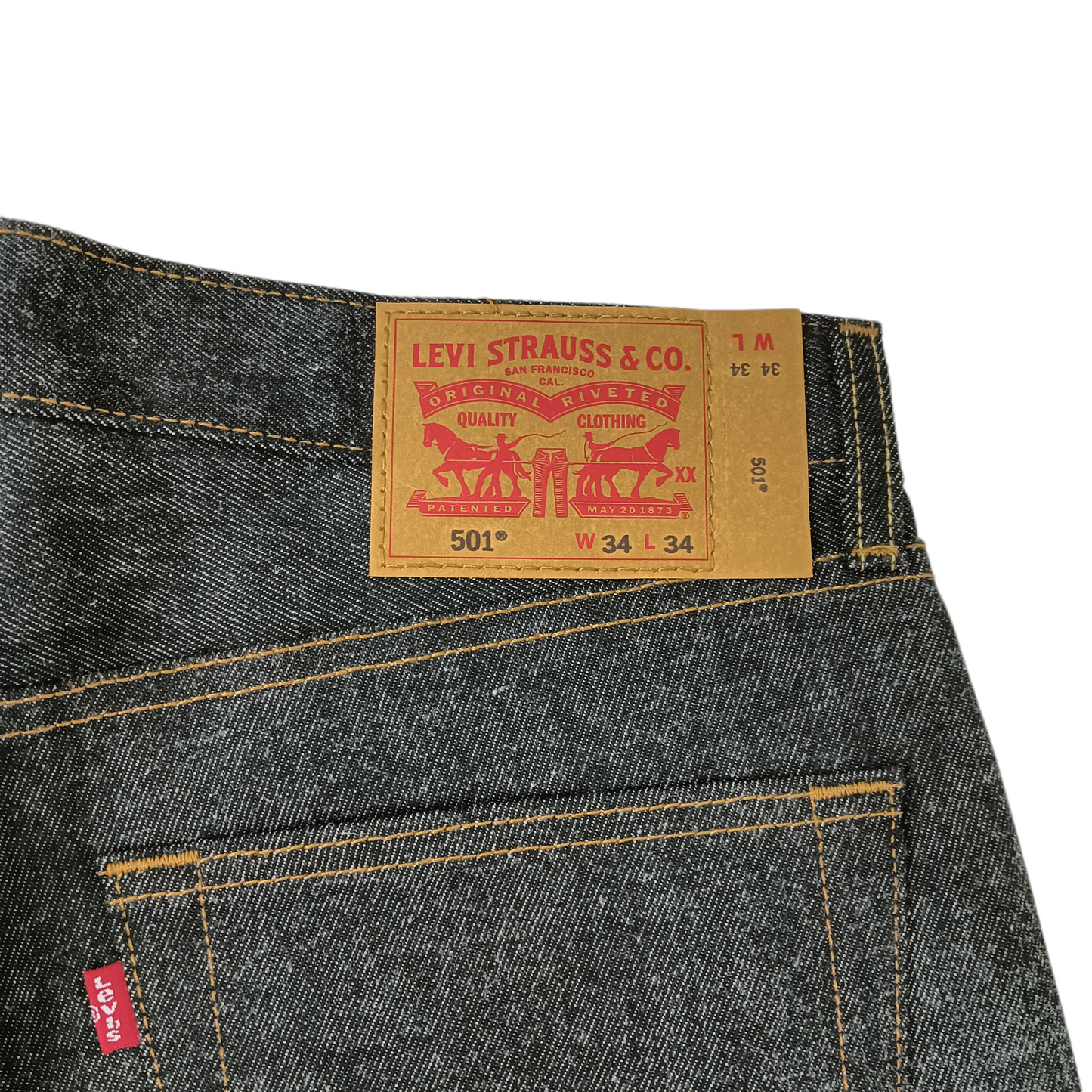 LEVI STRAUSS Denim Pants 34/34 00501-0226 Mens Ingigo