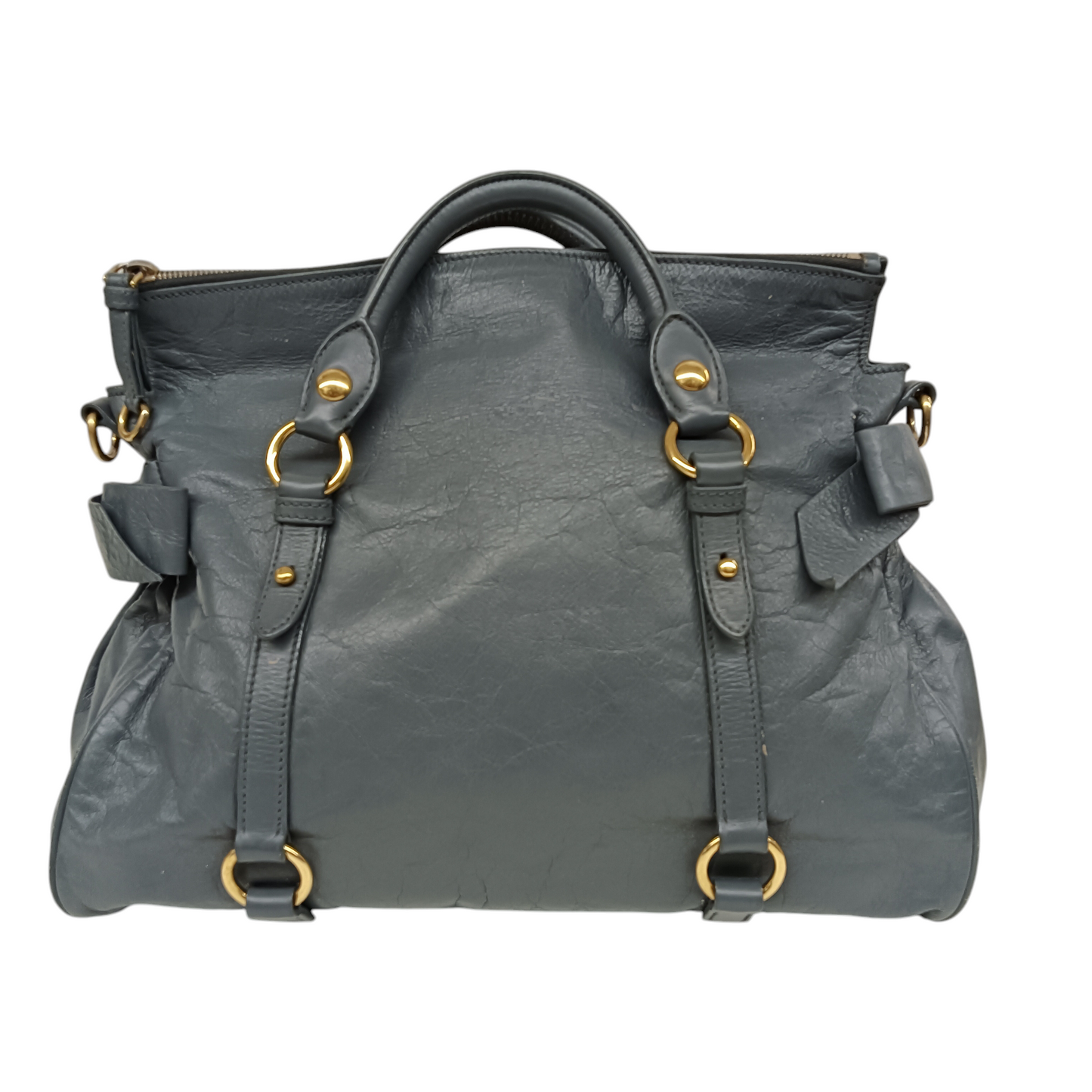 MIU MIU 2Way Bag 197 Gray Rank(C)