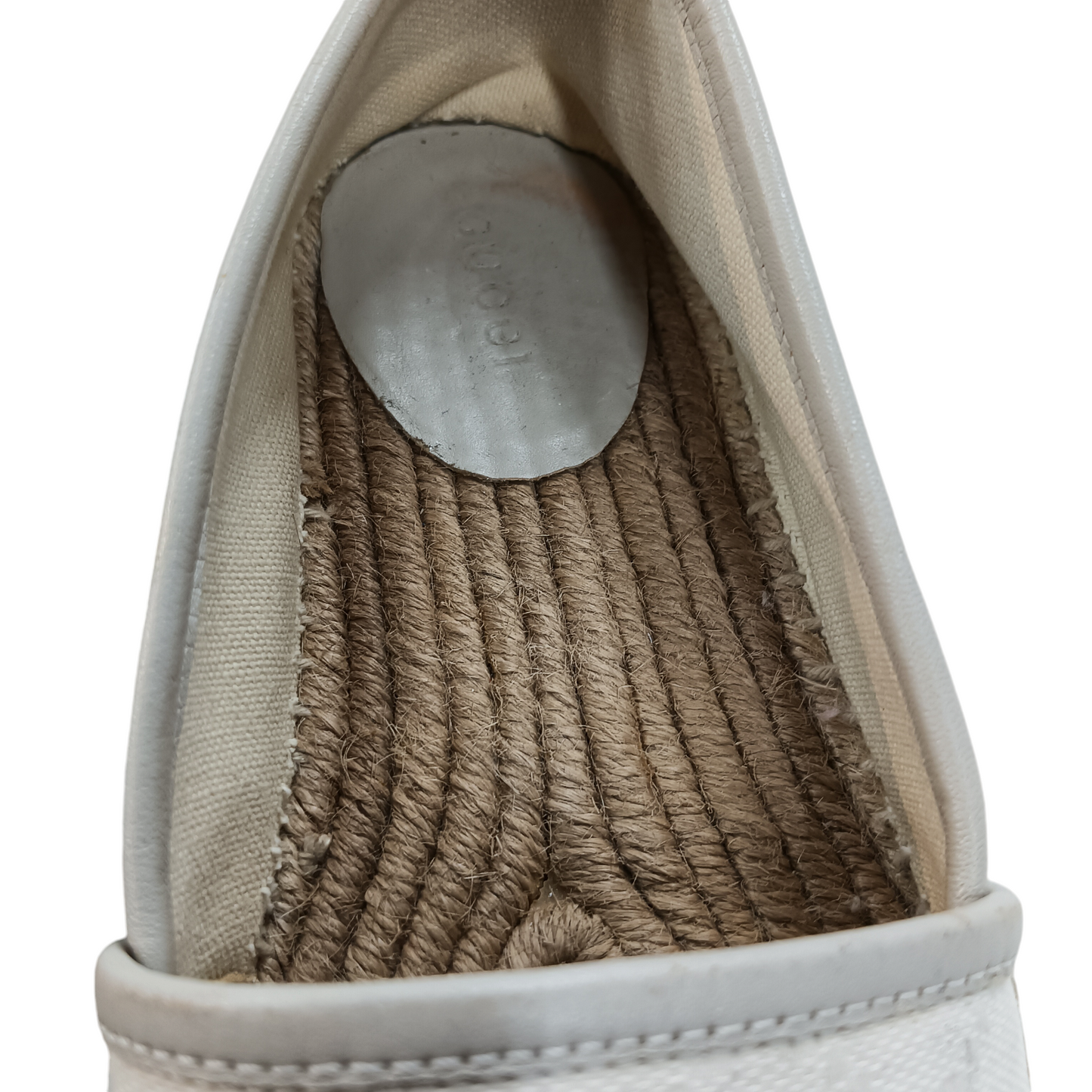 GUCCI ESPADRILLE LADY'S SIZE 36 1/2 BEIGE