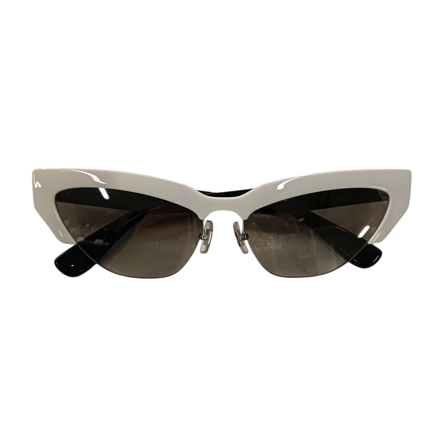 MIU MIU SUNGLASSES WHITE/BLACK