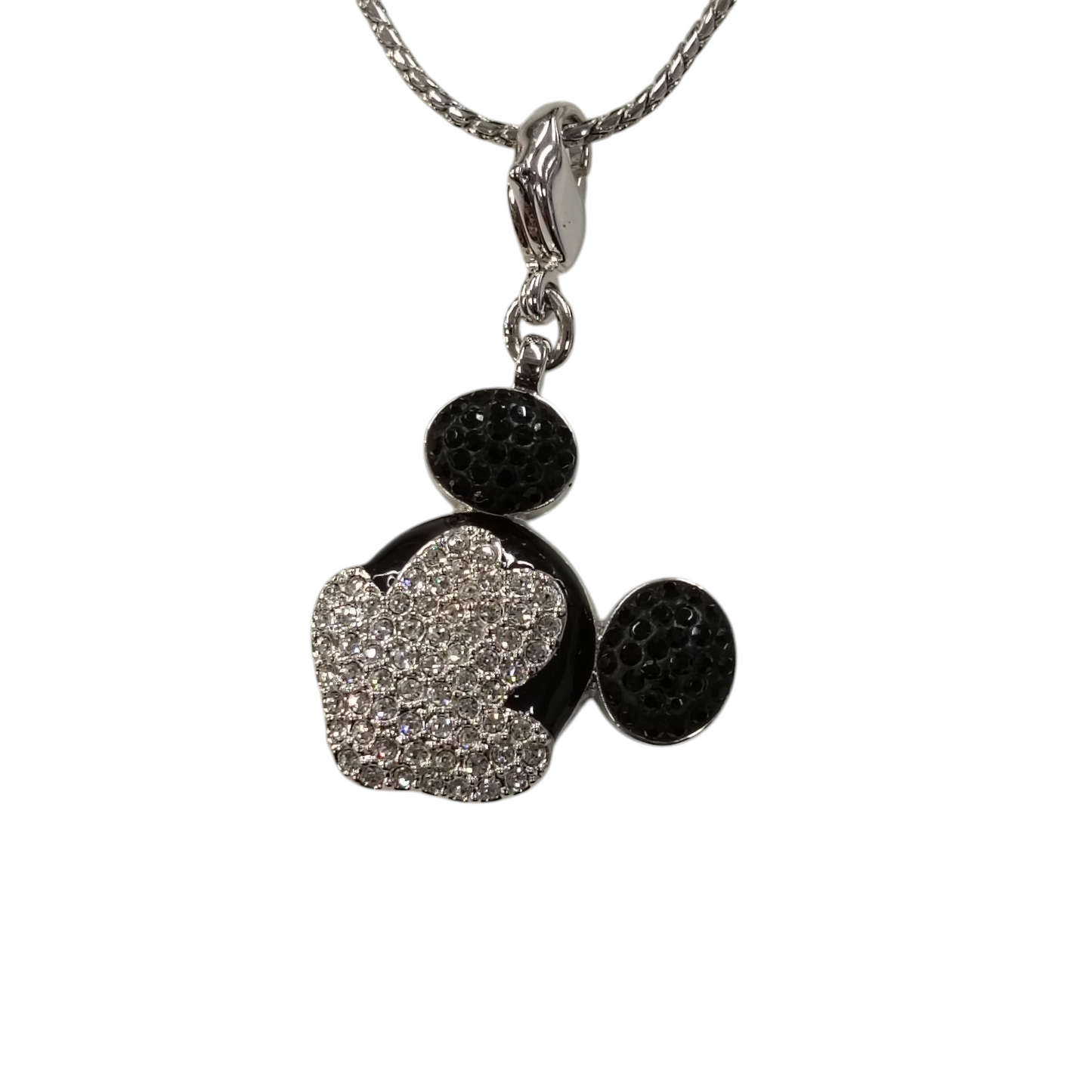 SWAROVSKI Necklace Black/Silver Disney