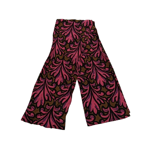 MIU MIU Scarf MCX176 1EUJ Shocking Pink/Brown Twill