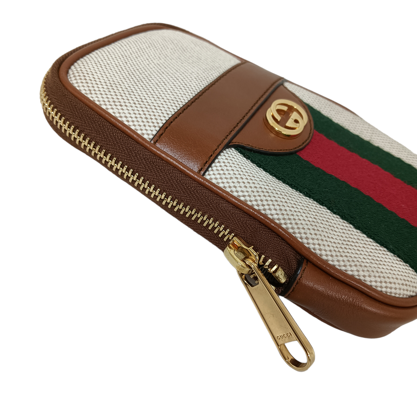 GUCCI Bag Vintage Canvas Beige/Brown 581519 203887