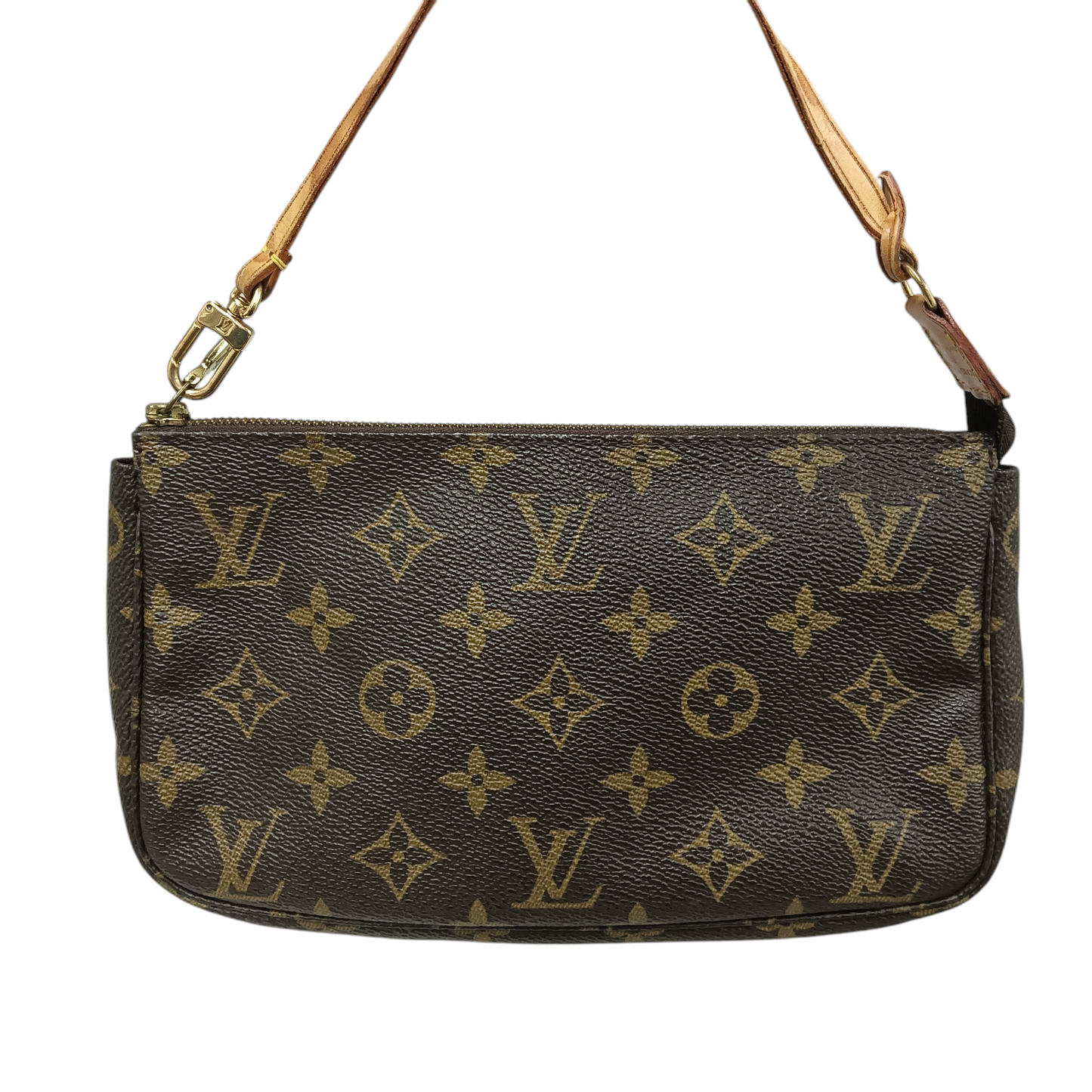 LOUIS VUITTON HANDBAG Monogram M51980 Rank C Brown *Handle Damage* AR0948