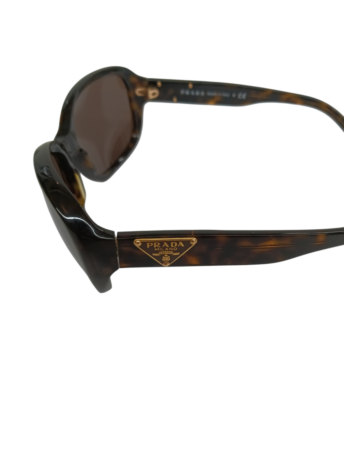 PRADA SUNGLASSES SPR10M BLACK/BROWN RANK (B)