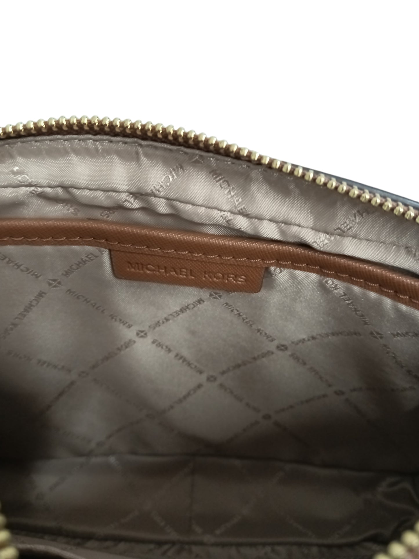 MICHAEL KORS SHOULDER BAG BROWN/WHITE 35F8GTTC3B RANK(A)
