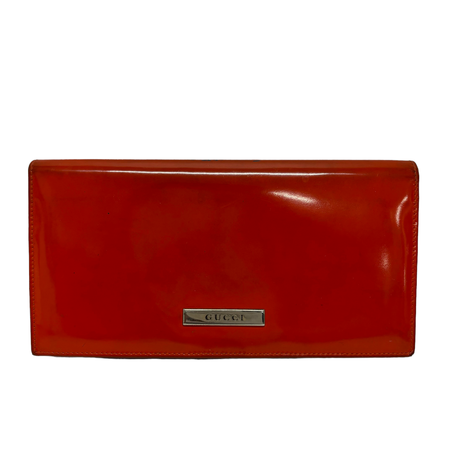 GUCCI Long Wallet Orange 035041618245