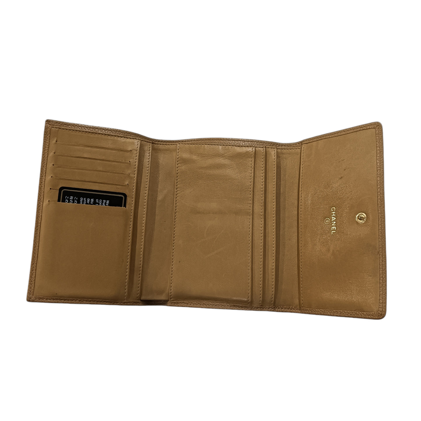 CHANEL WALLET LIGHT BROWN