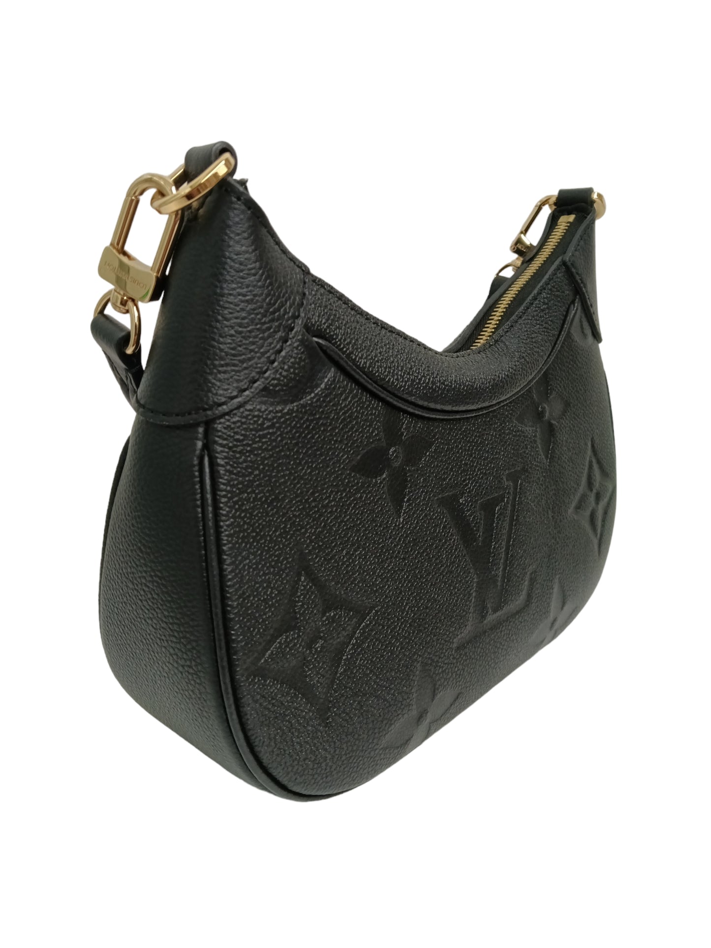 LOUIS VUITTON MONOGRAM EMPREINTE RFID BAGATELLE BLACK M46002
