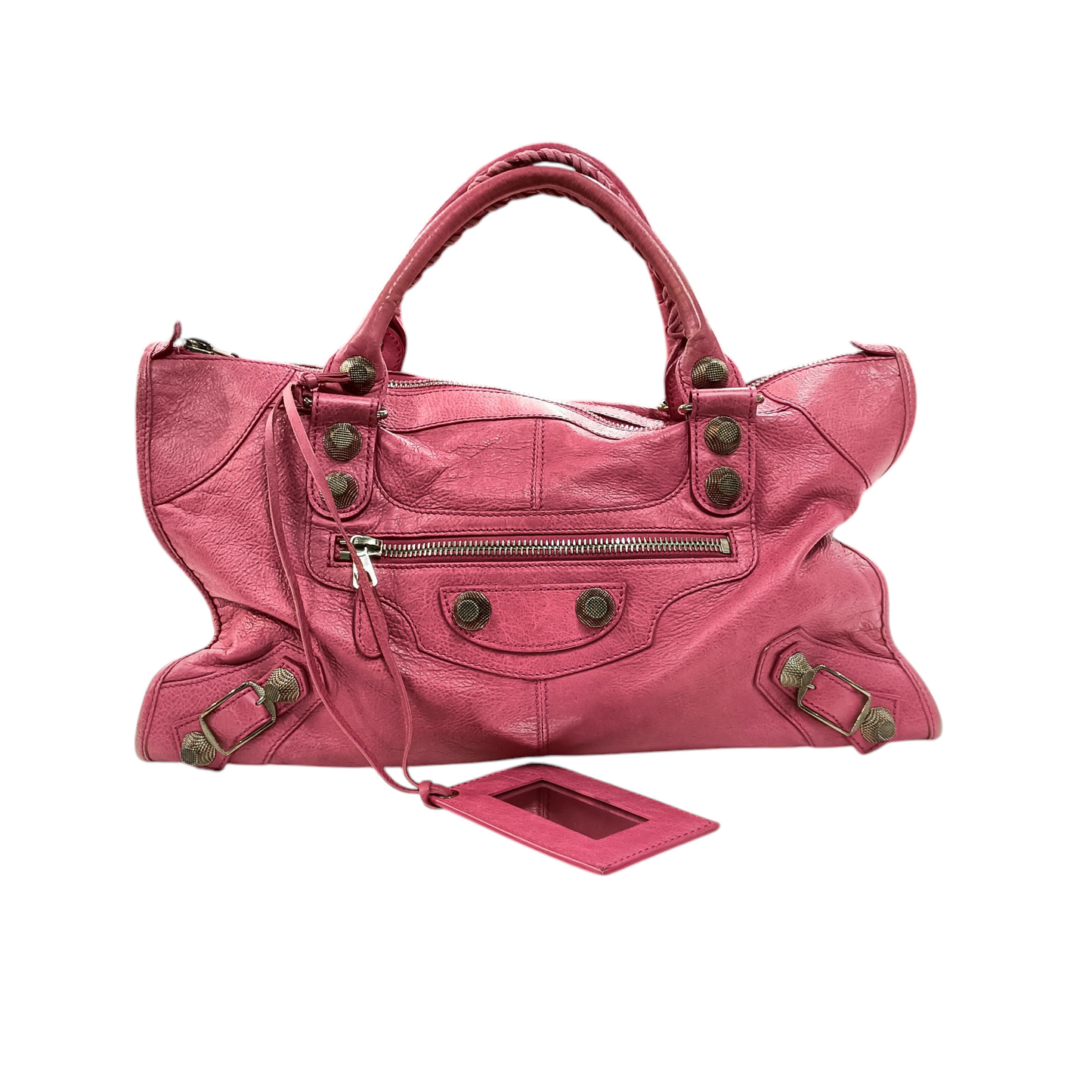 BALENCIAGA City Shoulder Bag Shocking Pink 5560