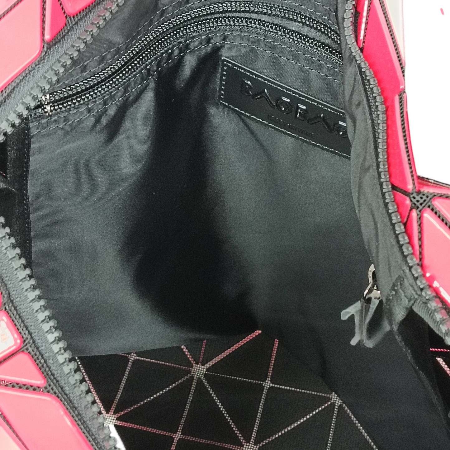 BAO BAO ISSEY MIYAKE Shoulder Bag BB76-AG441 Red Rank(B)