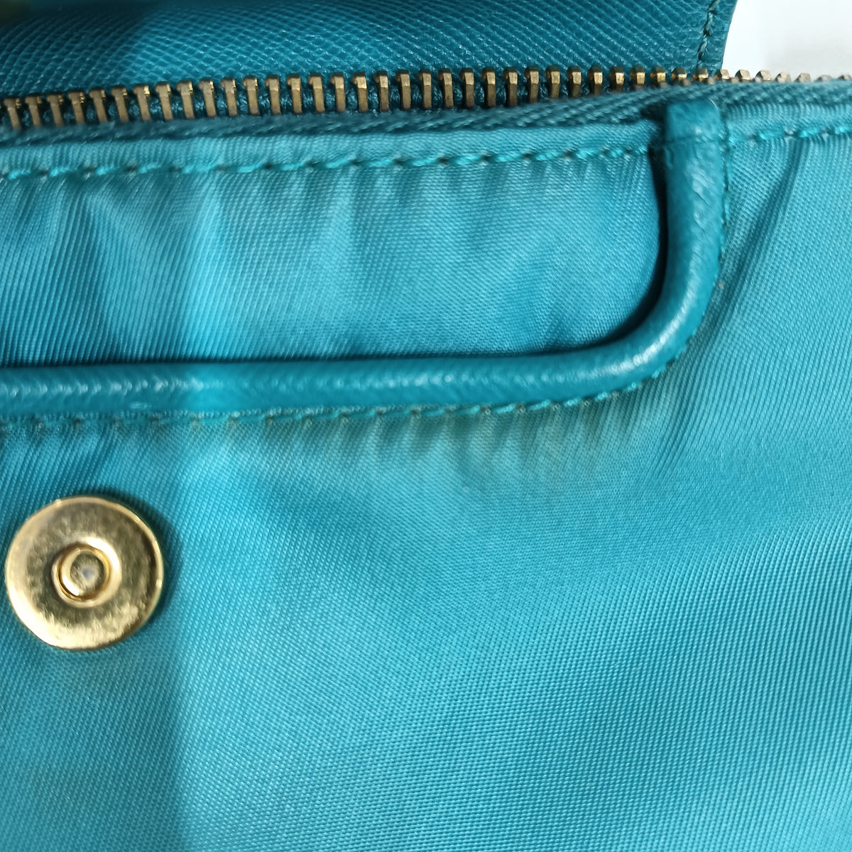 PRADA Shoulder Bag BT0779 Blue **Scratch/Stain