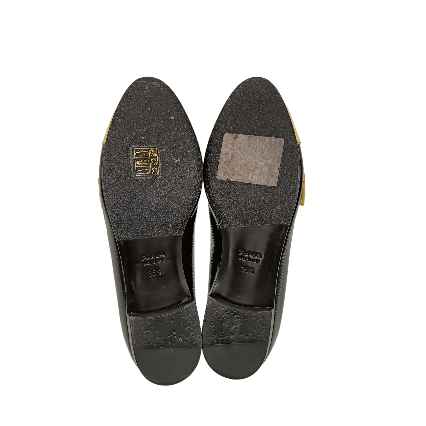 PRADA Pumps 35 1/2 Lady's Yello/Black