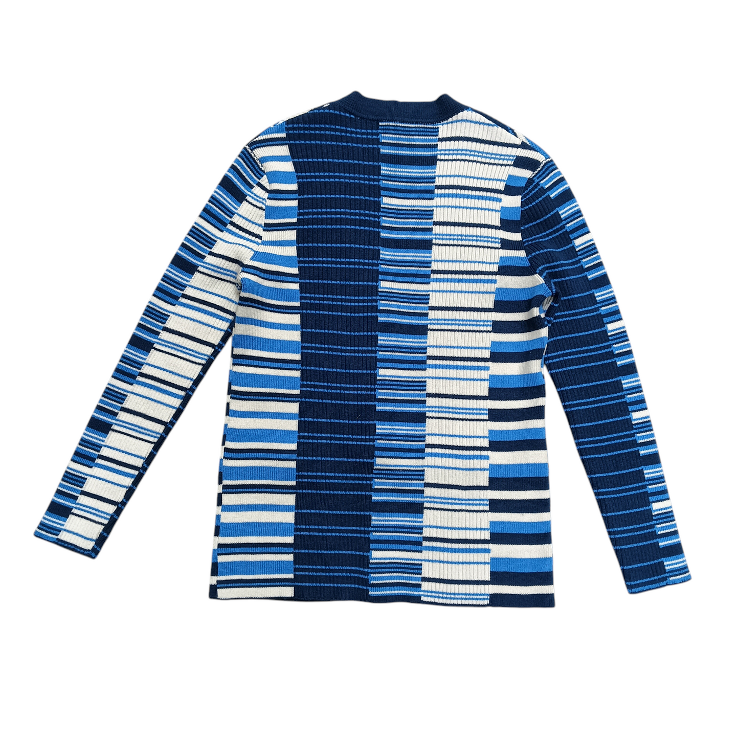 CHANEL Cardigan Lady's Size 34 Blue P62210K47538