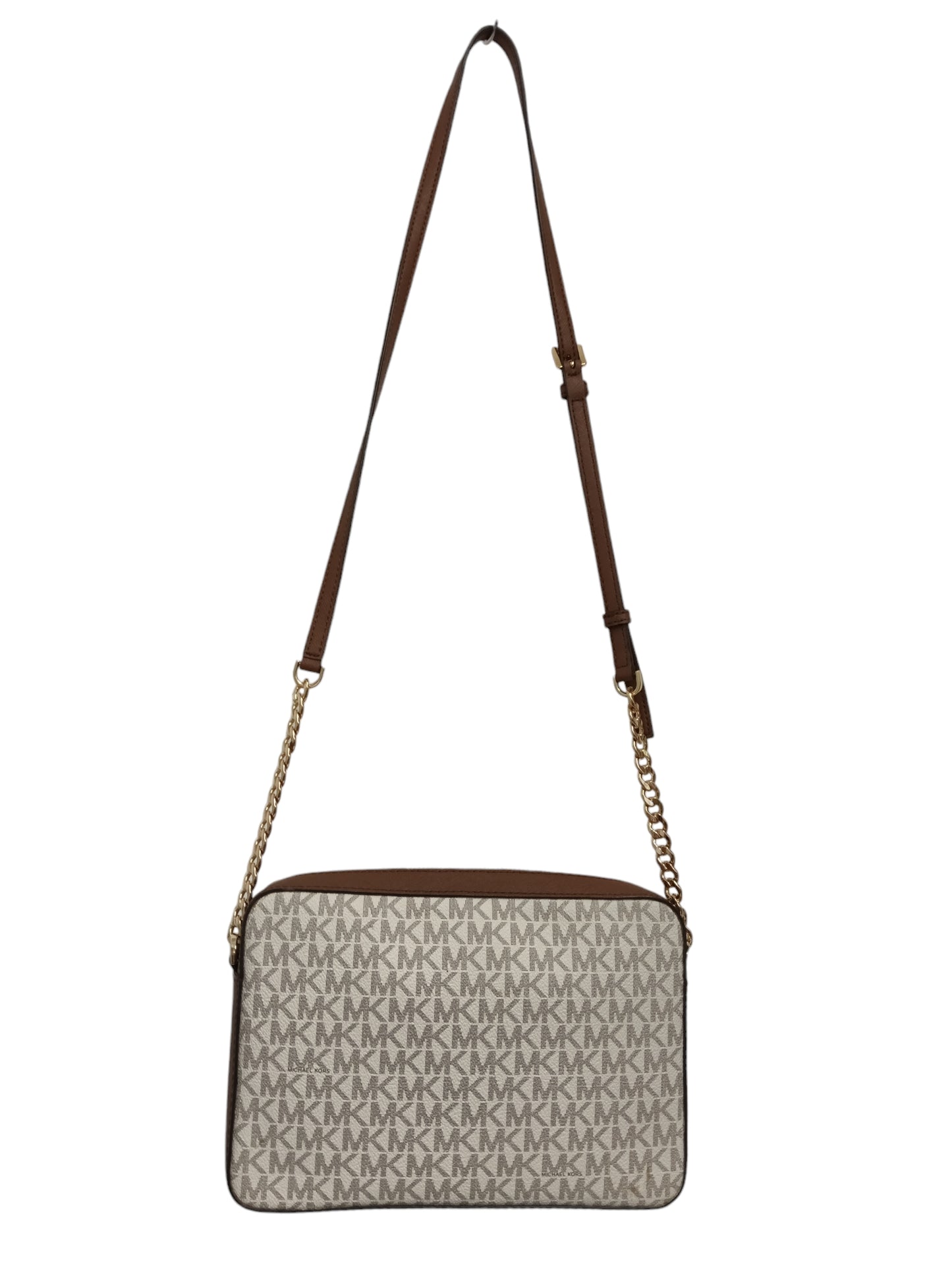 MICHAEL KORS SHOULDER BAG BROWN/WHITE 35F8GTTC3B RANK(A)