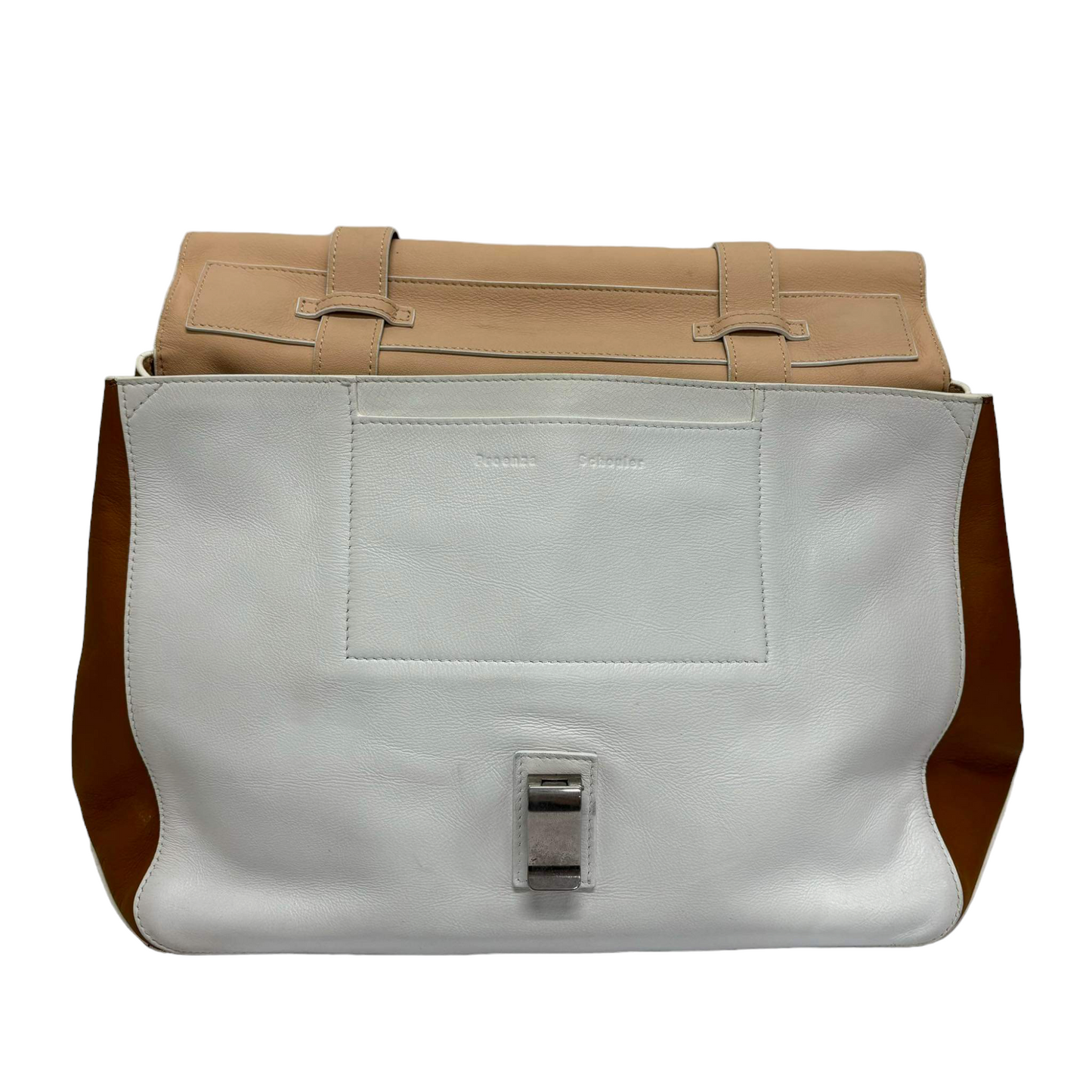 Proenza Schouler Handbag Brown/White PS Courier