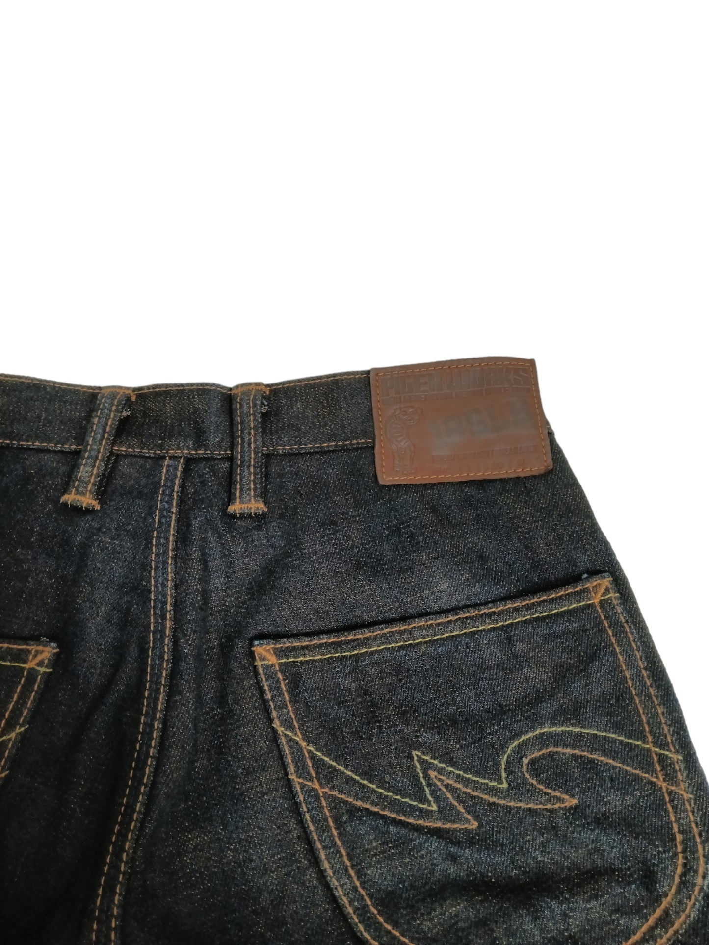 PIGER WORKS JEANS 30 MENS NAVY 18SLB