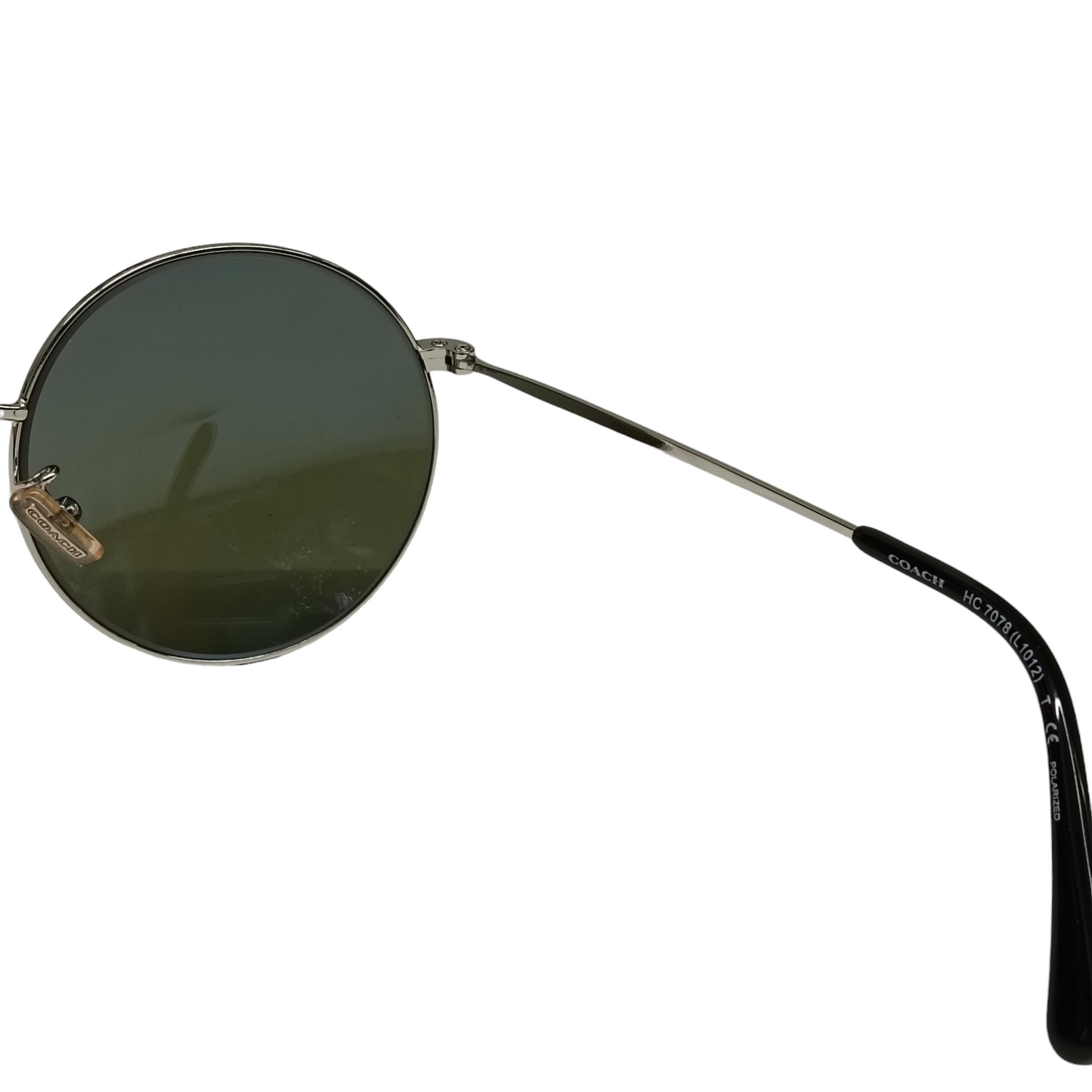 COACH Sunglasses HC7078 Blue/Silver Scratch