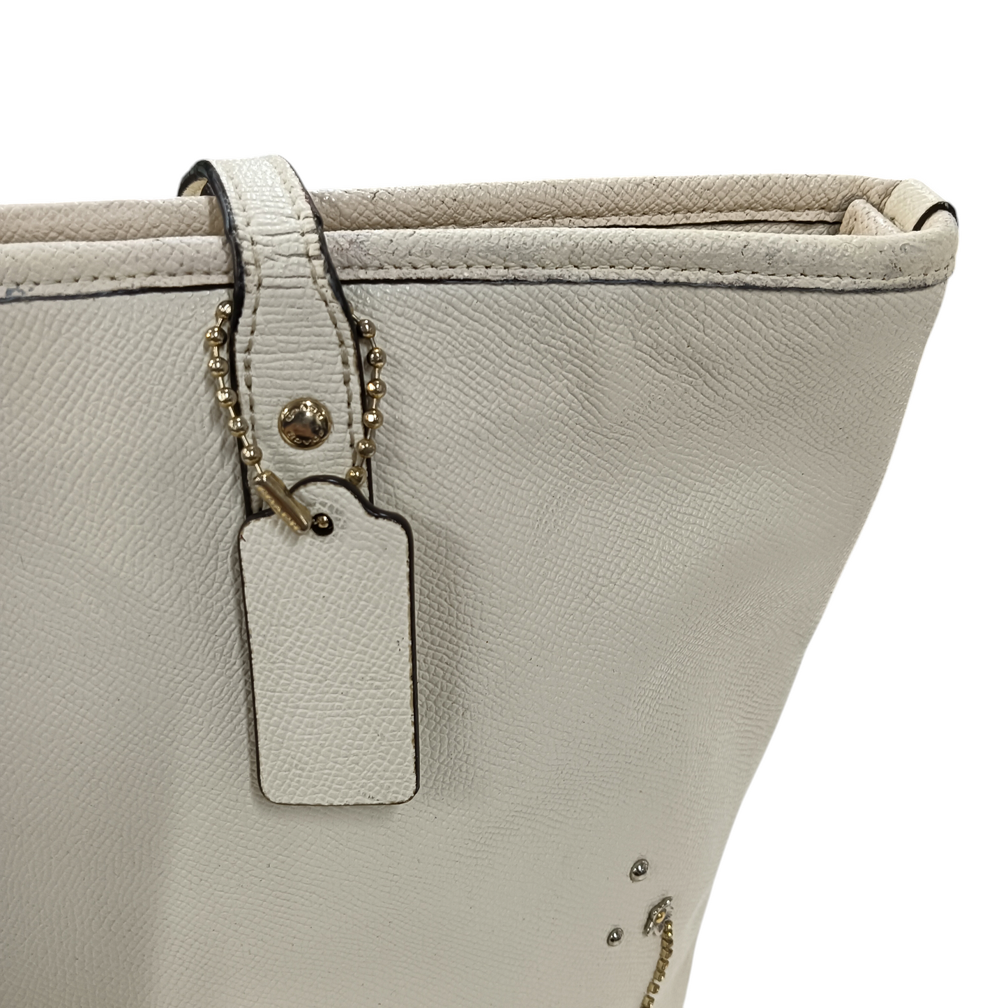 COACH TOTE BAG WHITE F66906