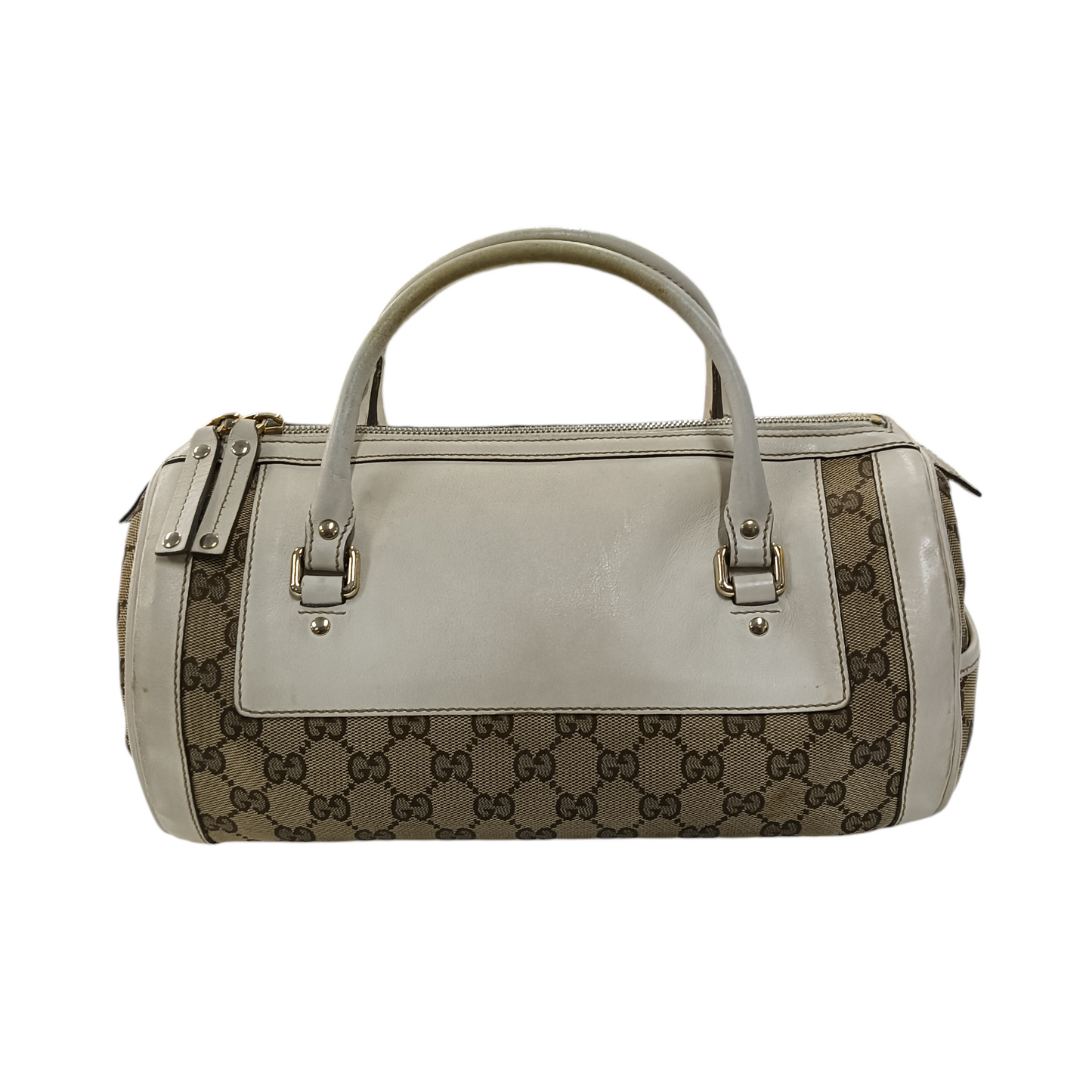 GUCCI HANDBAG WHITE/BROWN