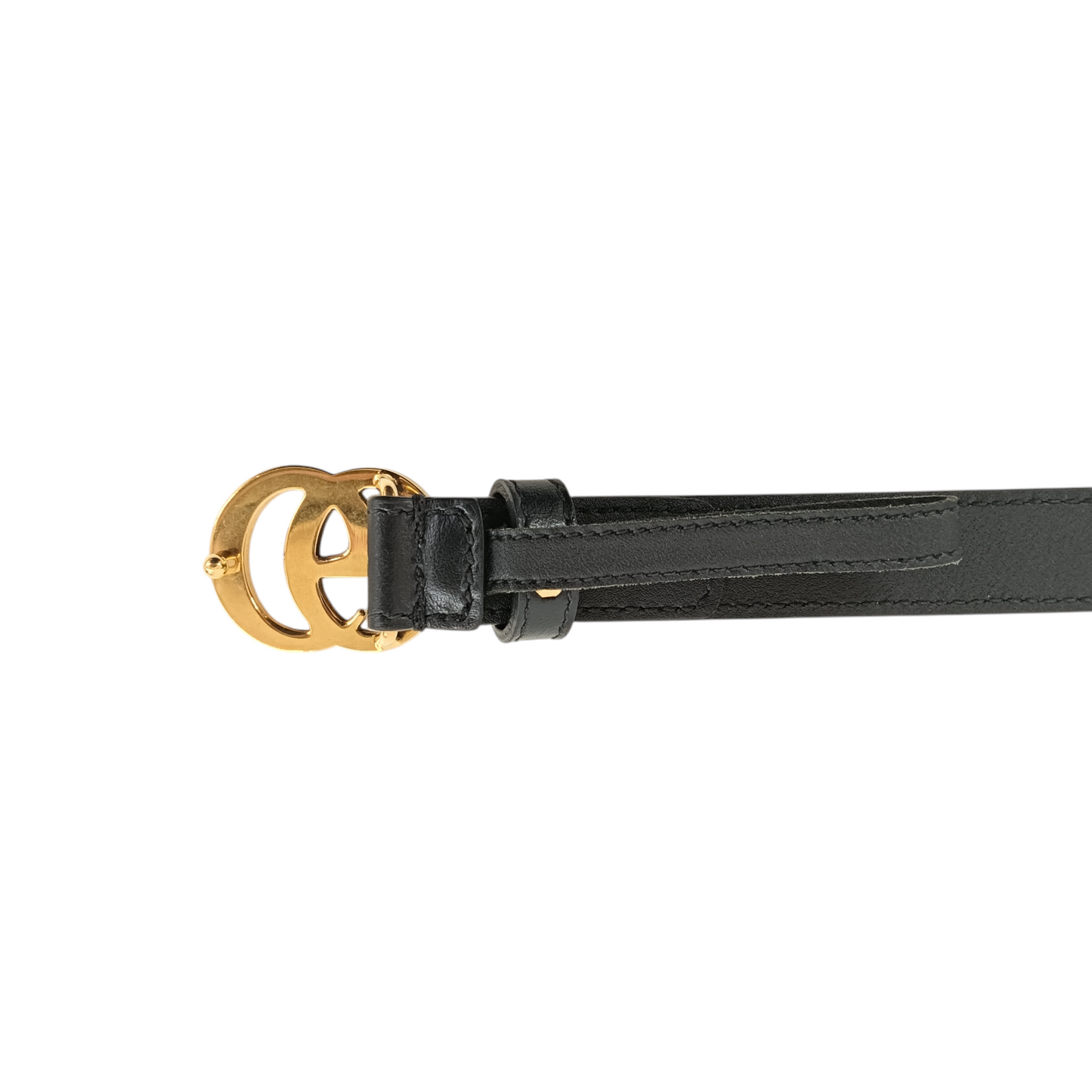 GUCCI Belt Rank (B) Black/Beige 409417 92TLC