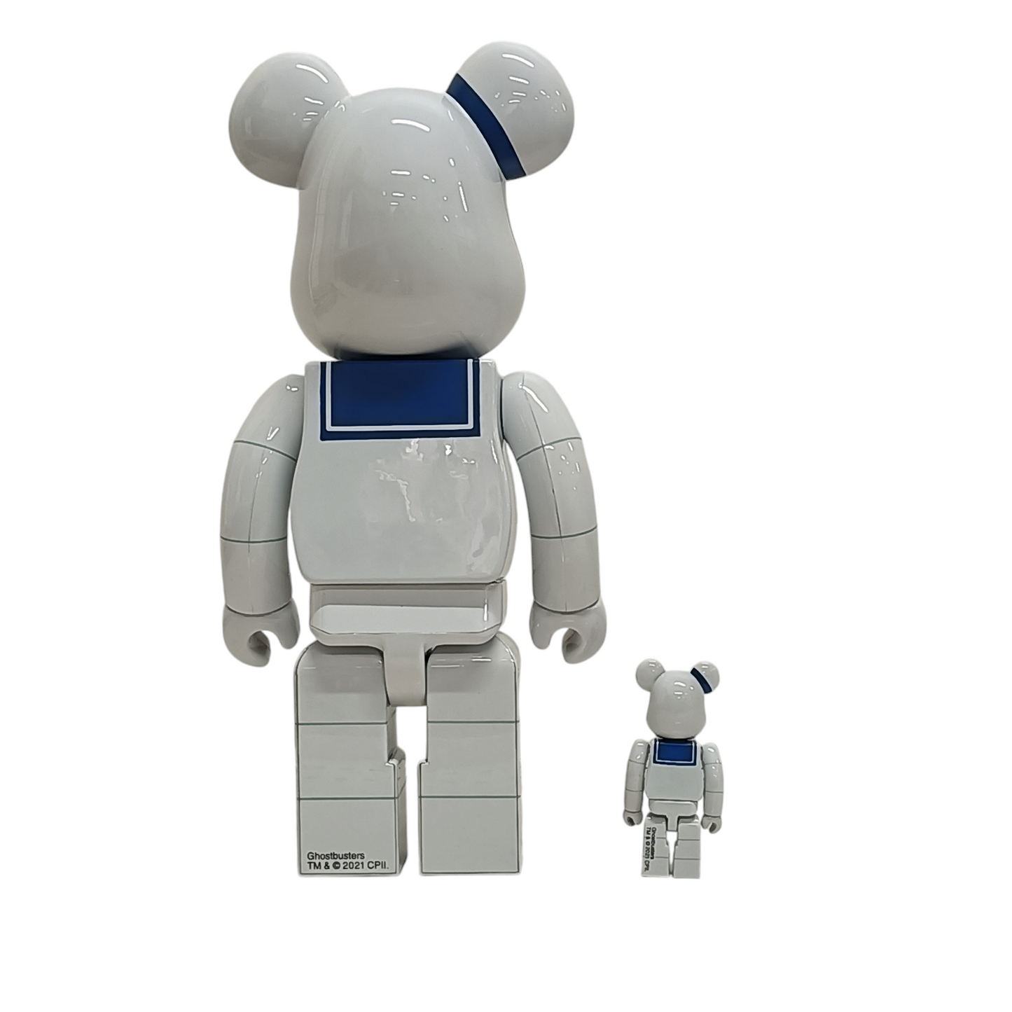 GHOSTBUSTERS STAY PUFT MARSHMALLOW MAN 100% & 400% BEARBRICK