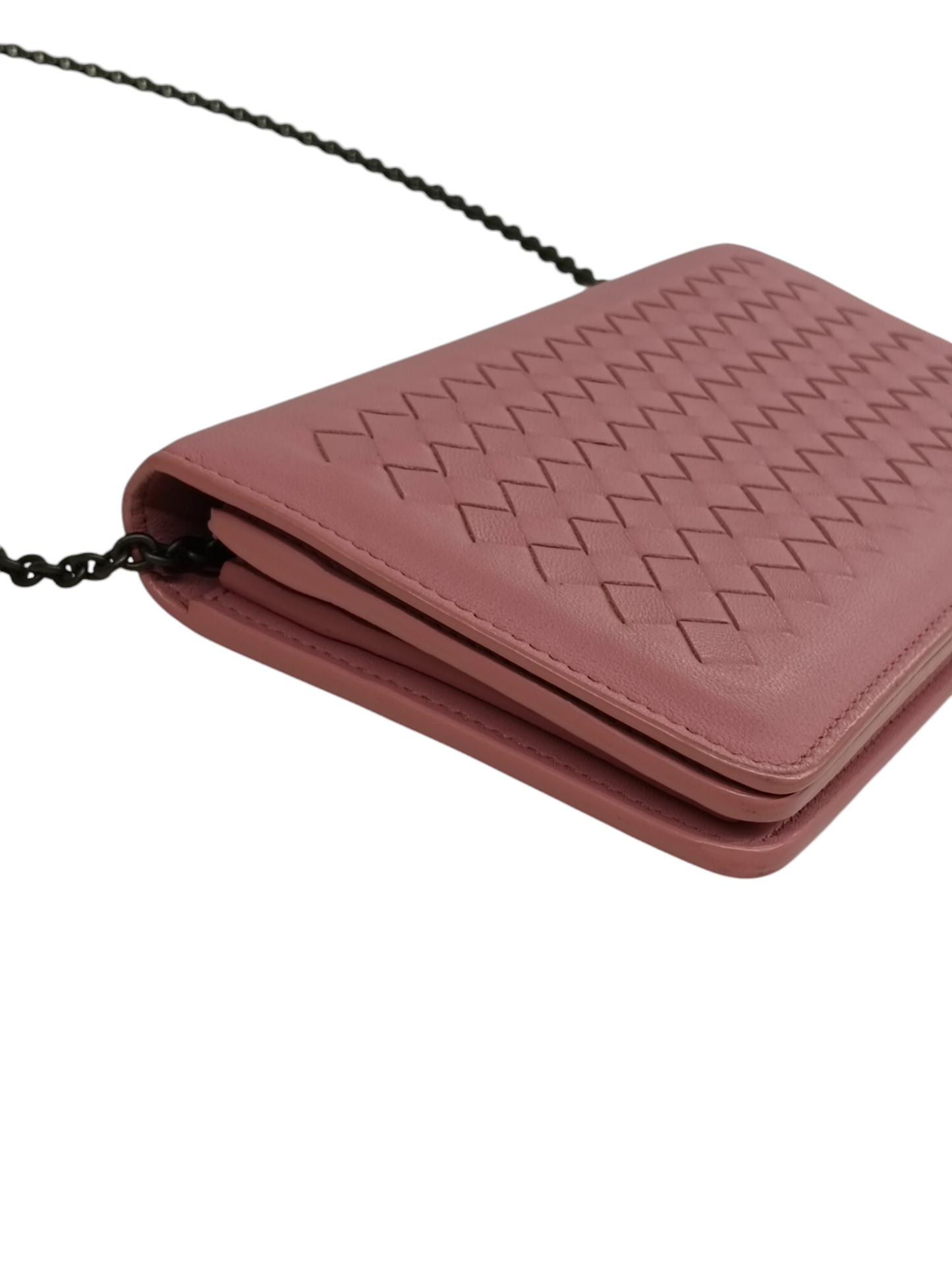 BOTTEGA VENETA Shoulder wallet Pink S015010A Rank B