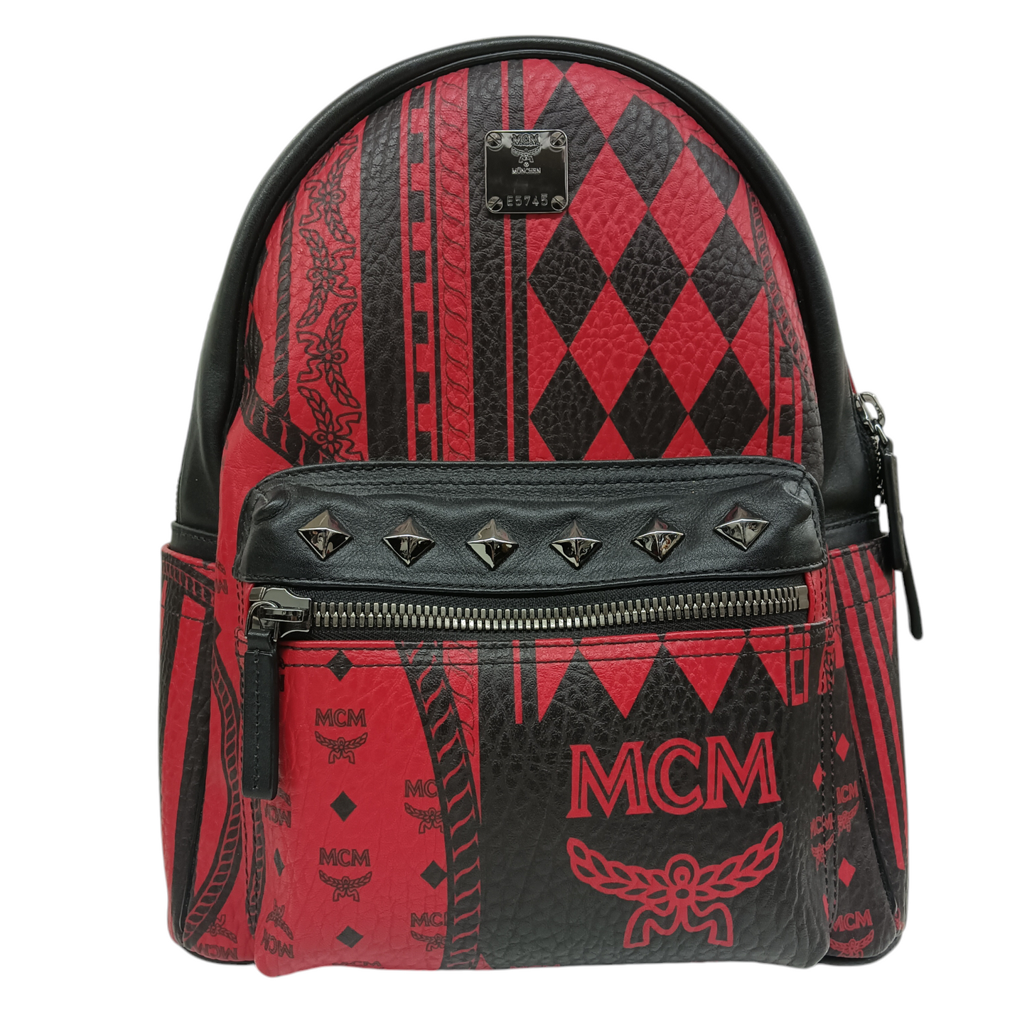 MCM Rucksack MMK6AVE59RU001 Rank (AB) Red/Black