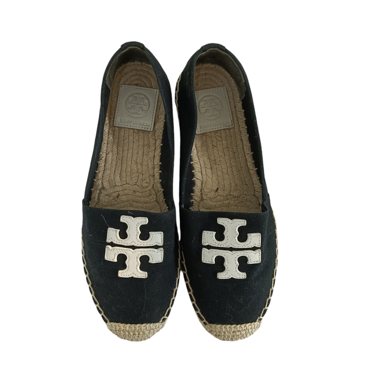 TORY BURCH Shoes Lady's Black/White Stain 40034 Rank B