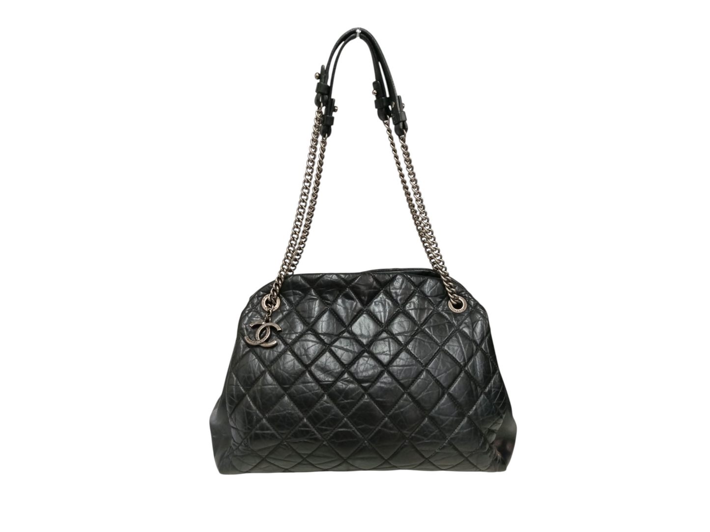 CHANEL Tote Bag Stain Black 17267875
