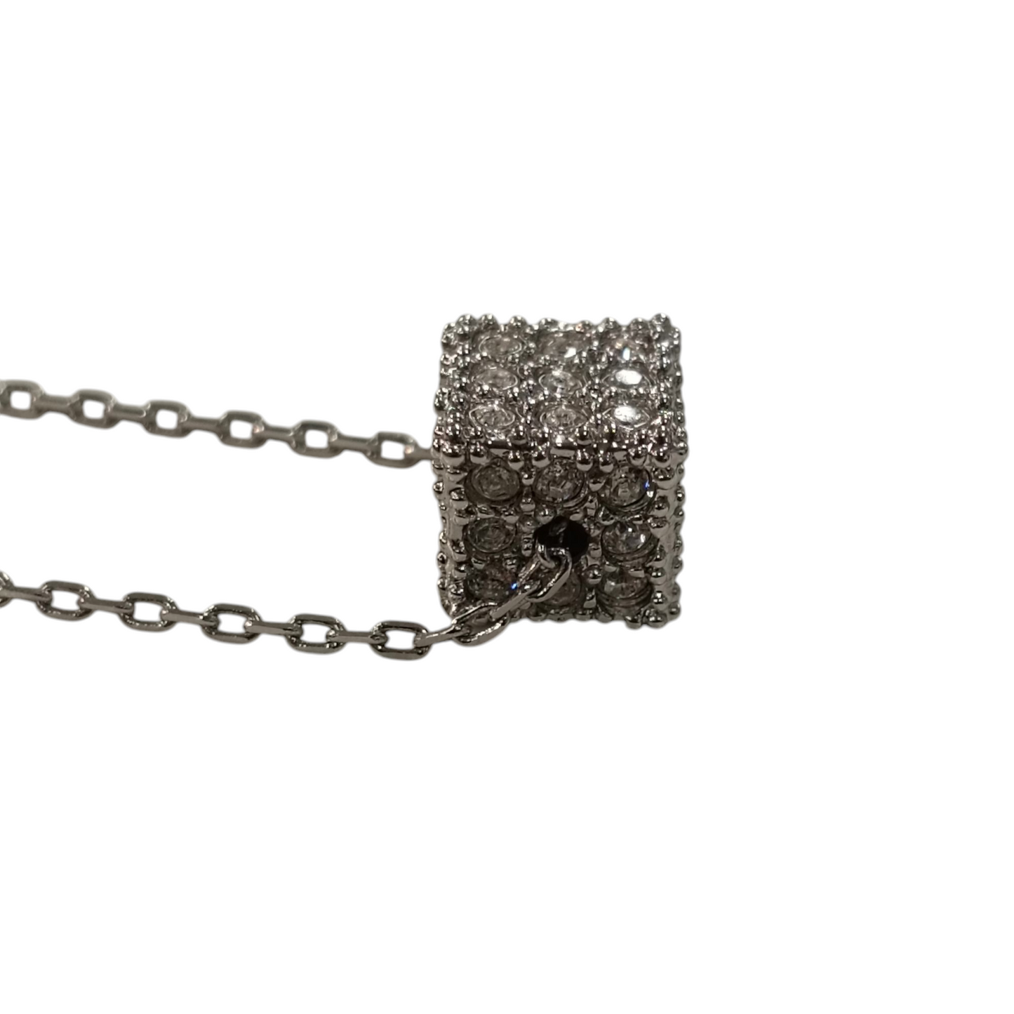 SWAROVSKI Necklace Dice Silver