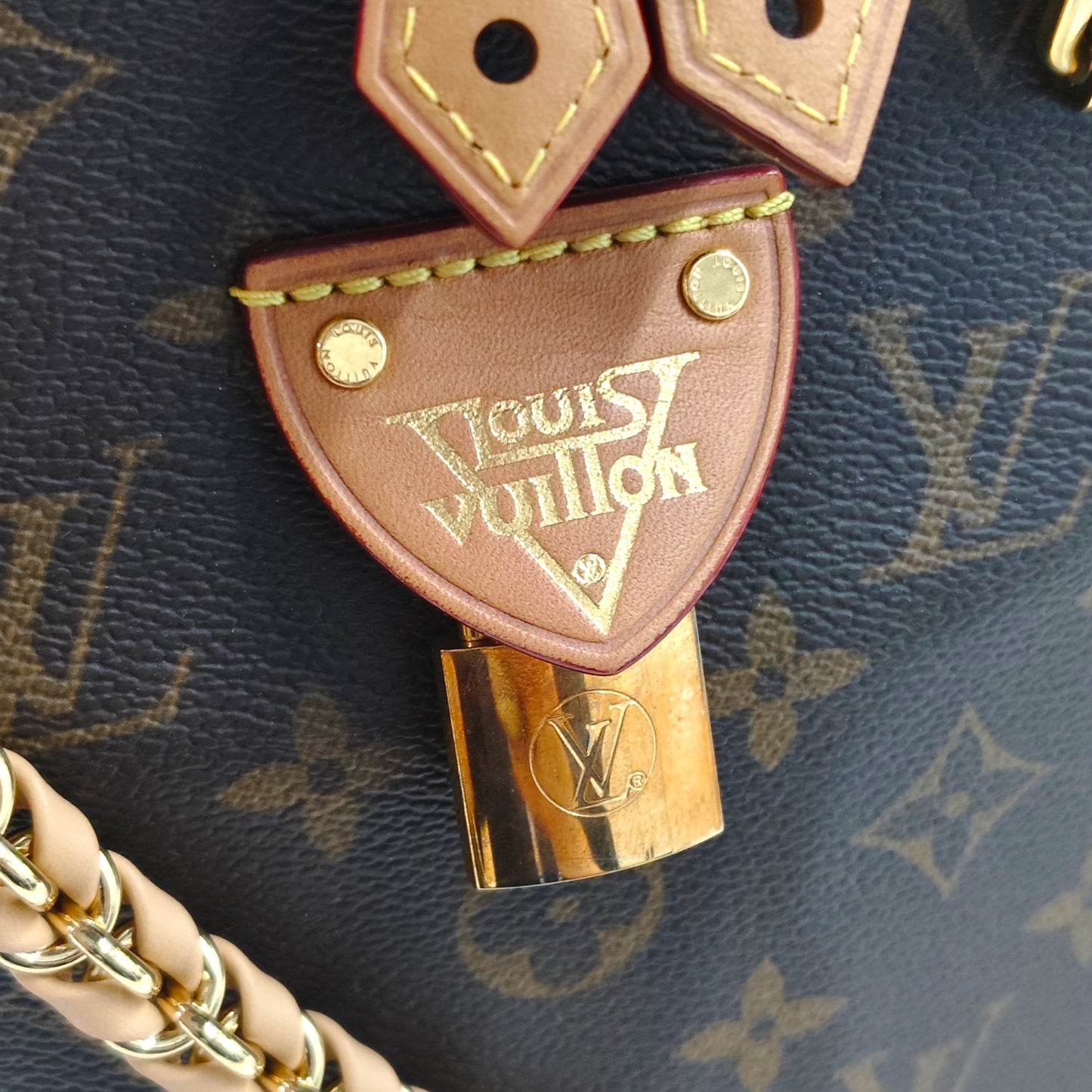 LOUIS VUITTON 2WAY Bag Monogram M44961 Brown DU3109 Moon Alma