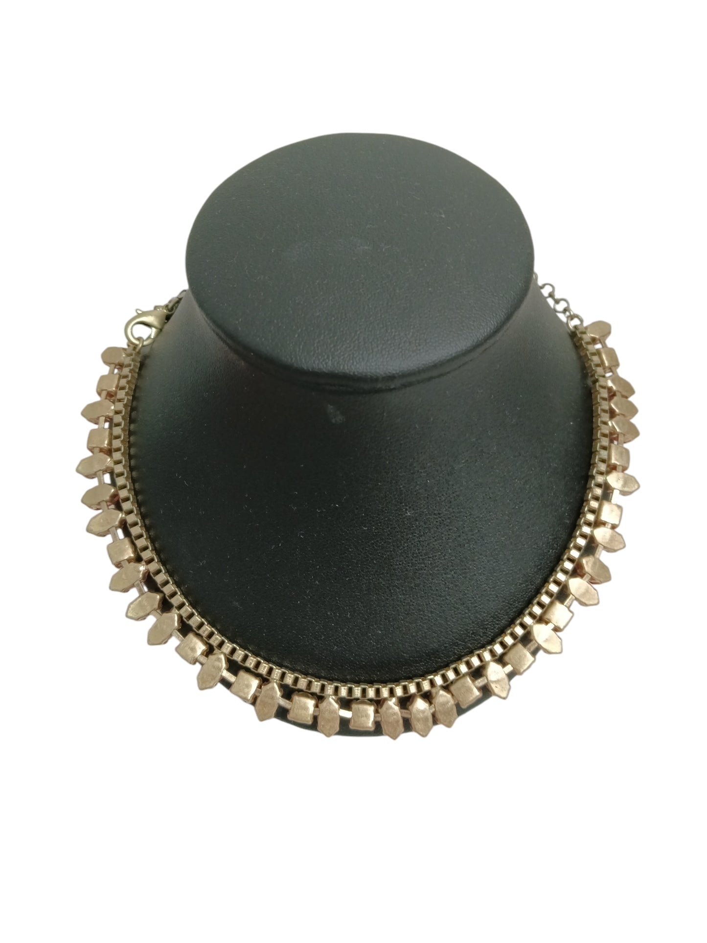 J CREW NECKLACE SILVER/PINK