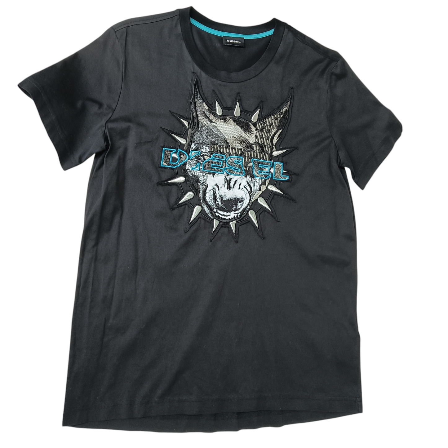 DIESEL T-shirt SIZE M Lady's Black