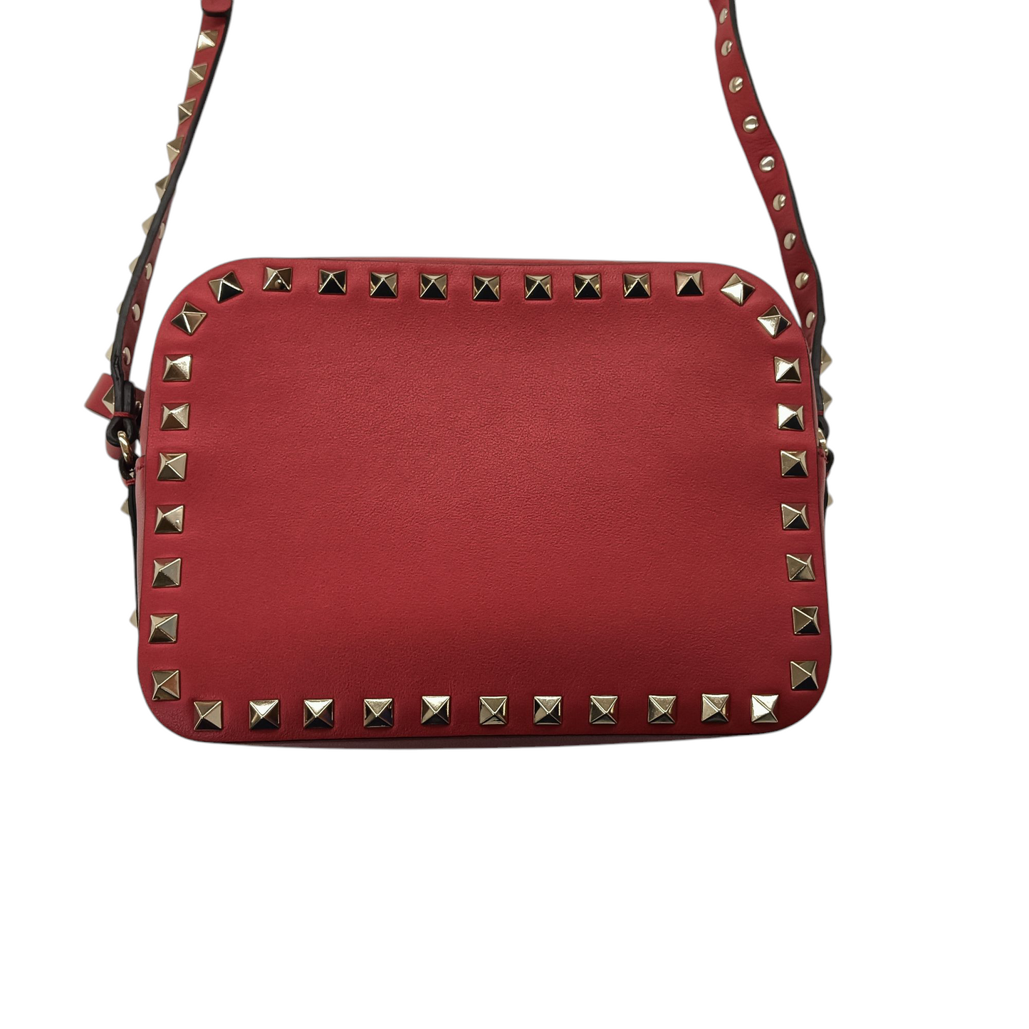 VALENTINO Shoulder Bag TV-P809B0L2 Rank (AB) Red