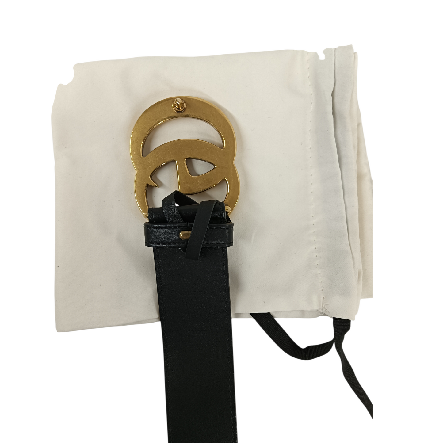 GUCCI Belt Gold/Black 400593
