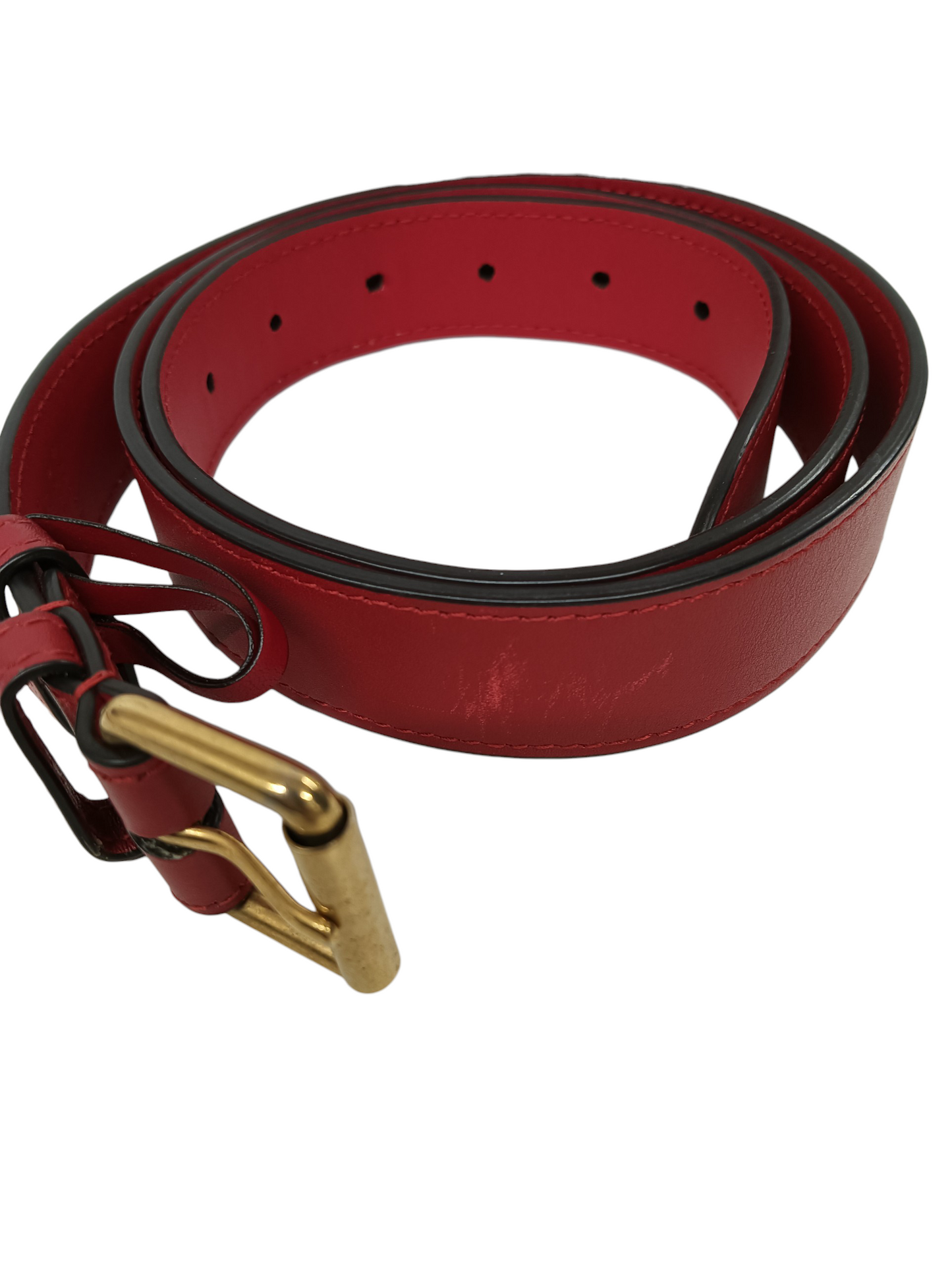 GUCCI Waist Bag 476434 493075 Red