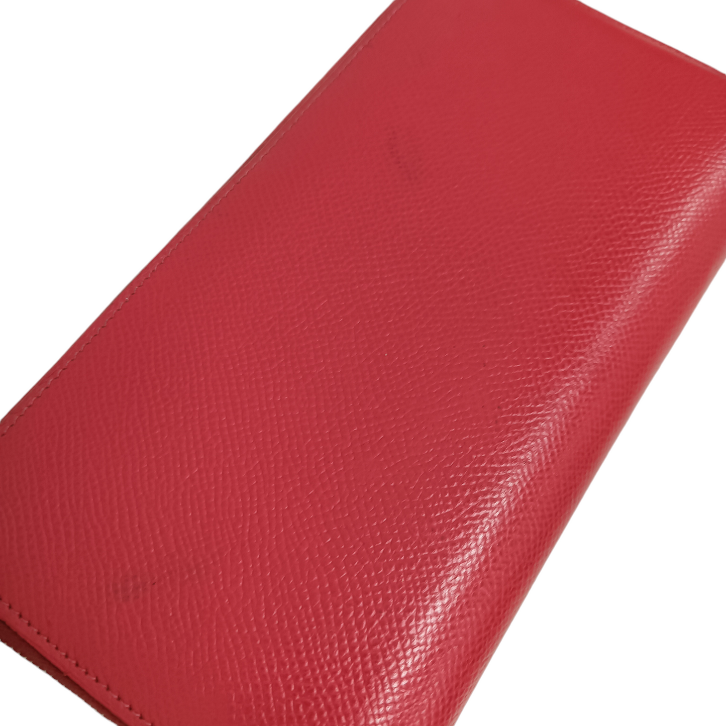 HERMES Long Wallet Red Azap Long silk VoEpson