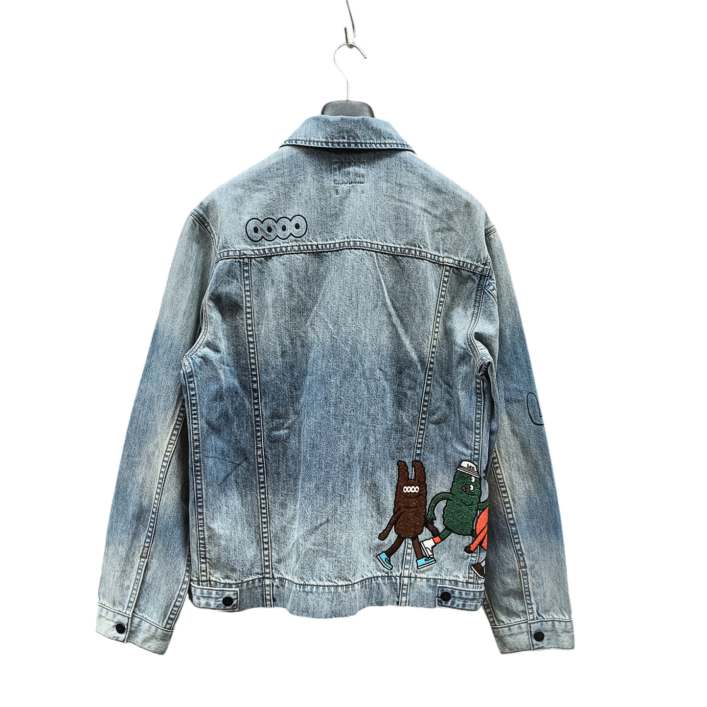 LEE Denim Jacket SIZE L Mens Blue Millions Monster