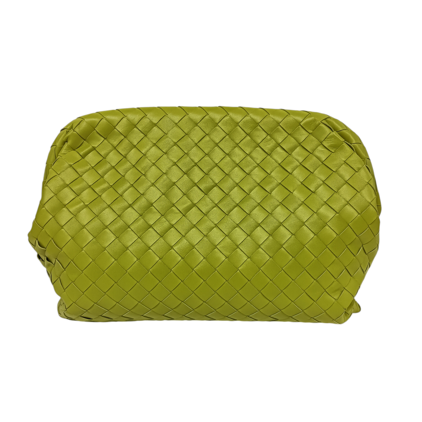 BOTTEGA VENETA Clutch Bag RANK AB Yellow with Green Scratch NFC