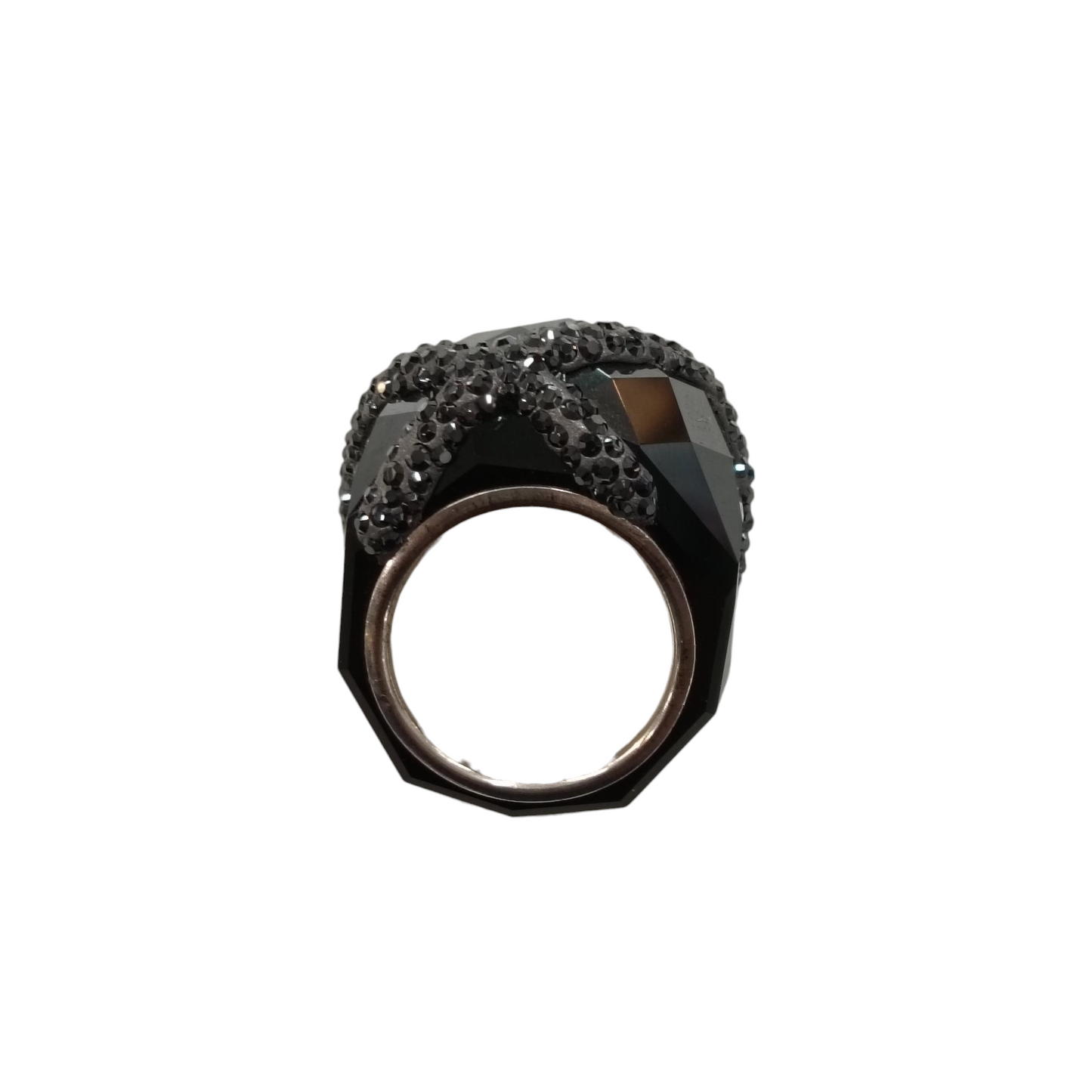 SWAROVSKI Ring Black Size 52