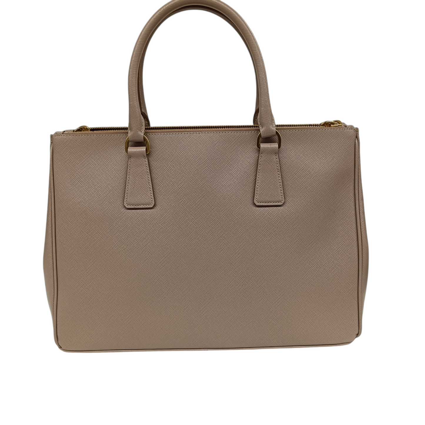 PRADA 2Way Bag SAFFIANO BN2274 Beige Stain 31/I 165 Rank(AB)