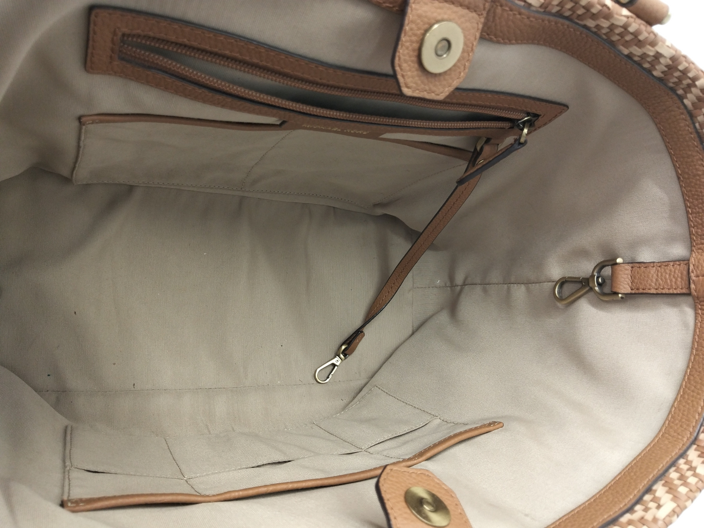 MICHAEL KORS 2 WAY BAG BROWN 30H8BBNT3U RANK (A) SCRATCH