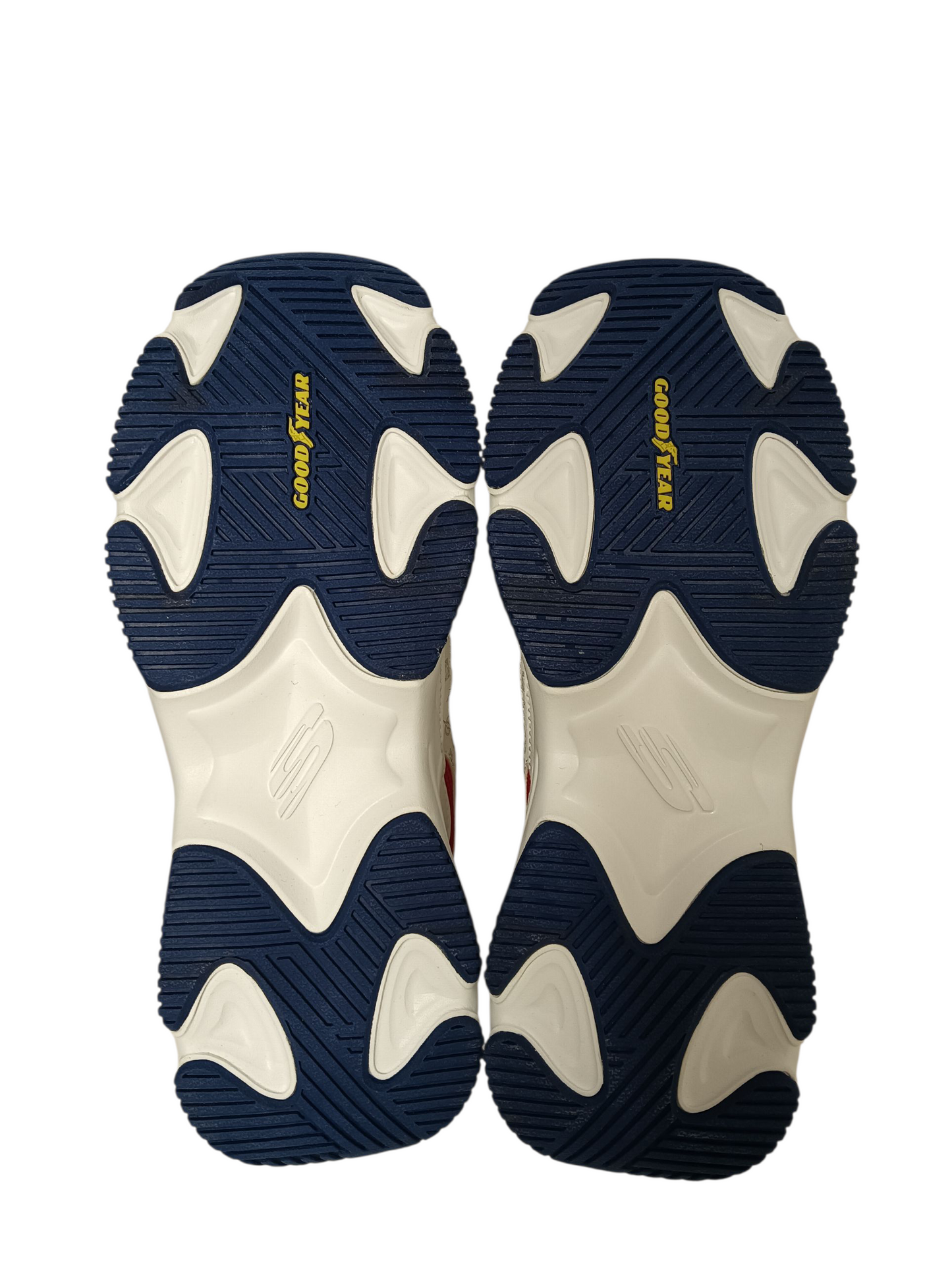 SKECHERS Sneaker Size 7US SN800020 Lady's White/Red