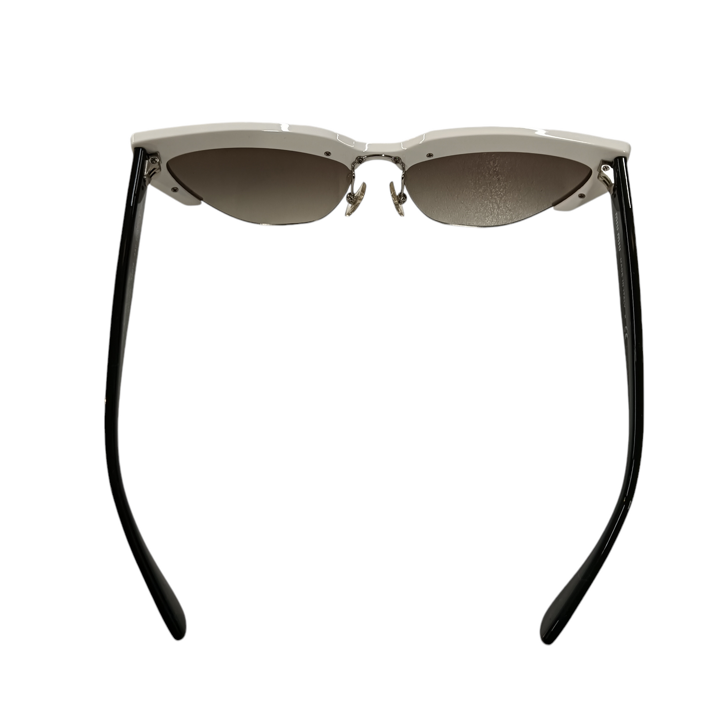 MIU MIU SUNGLASSES WHITE/BLACK