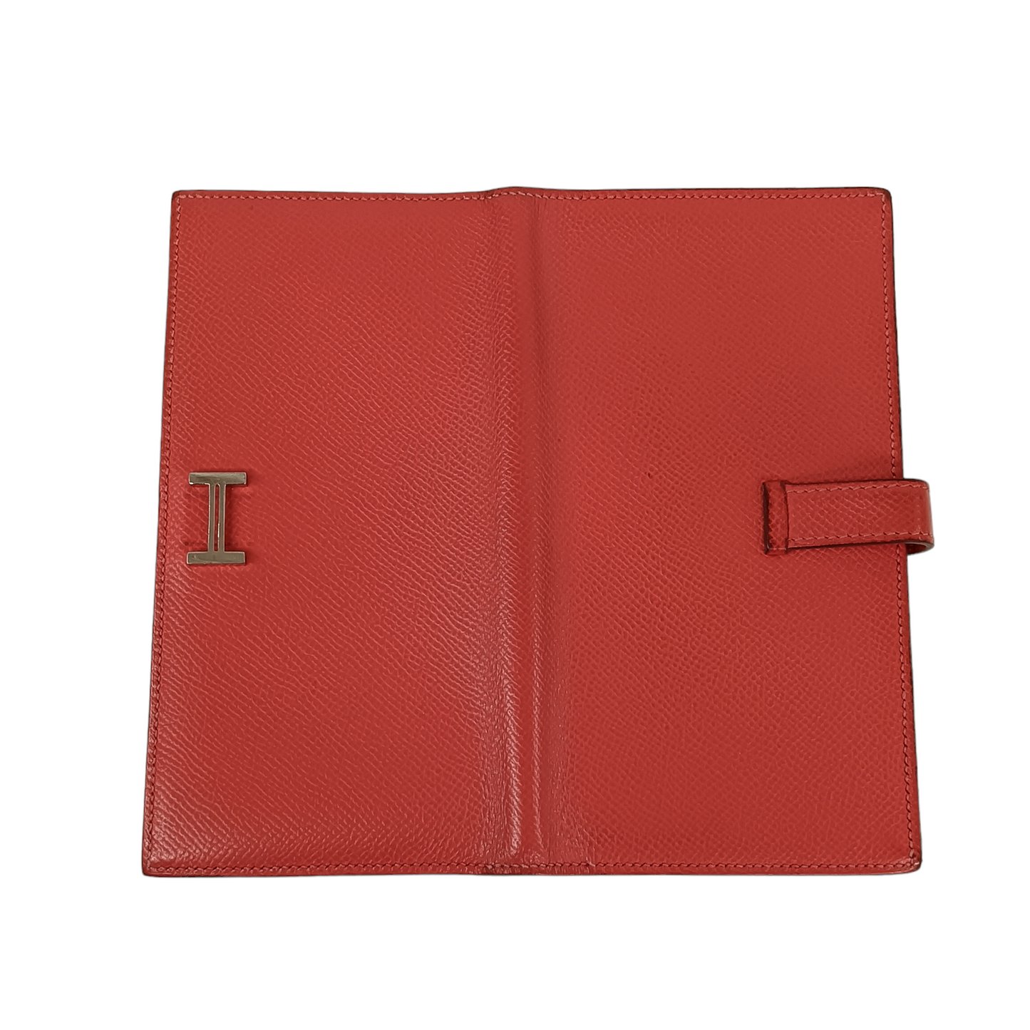 HERMES Wallet Bearn Pink Damage/Stain P A 35V