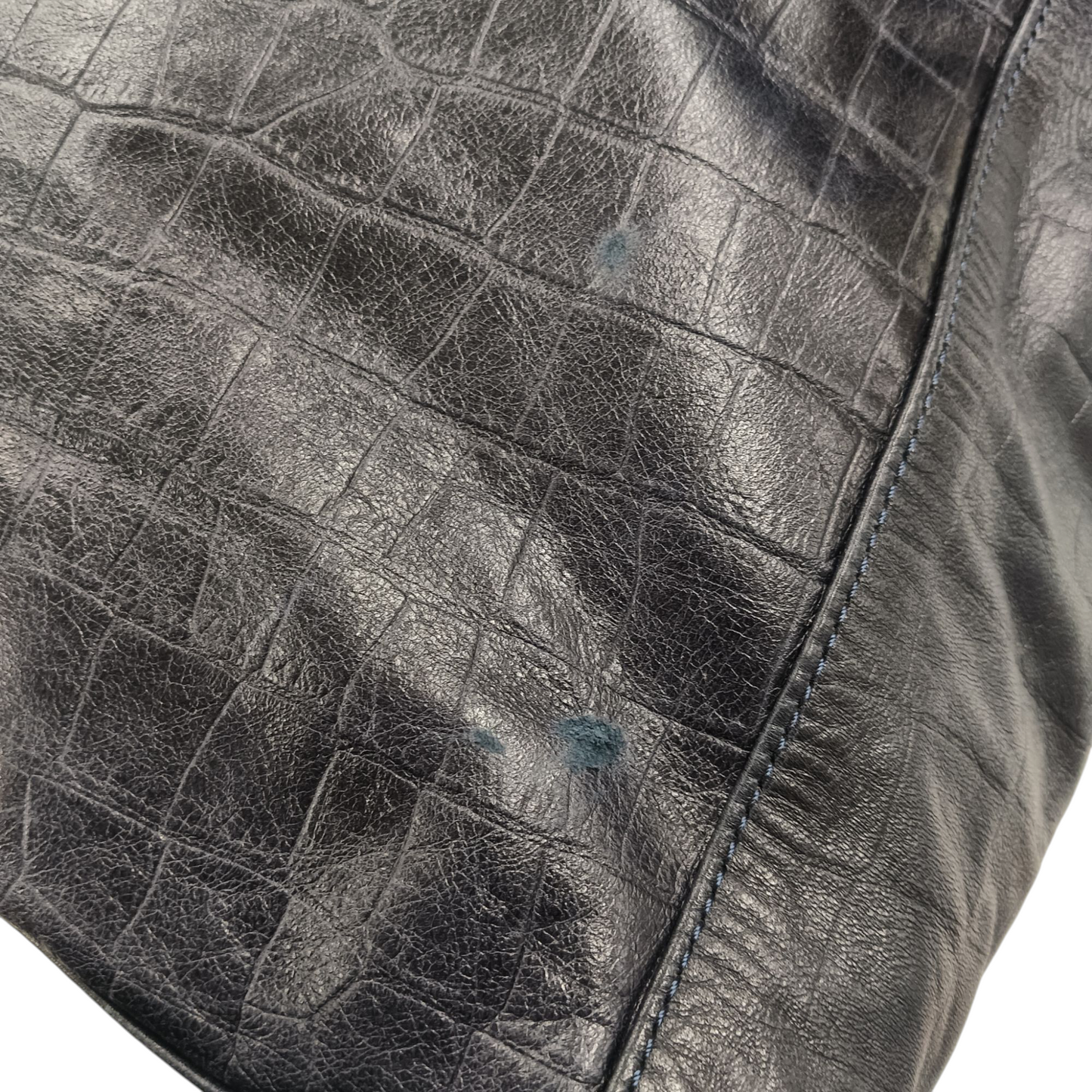 ANIARY 2Way Bag Leather Navy