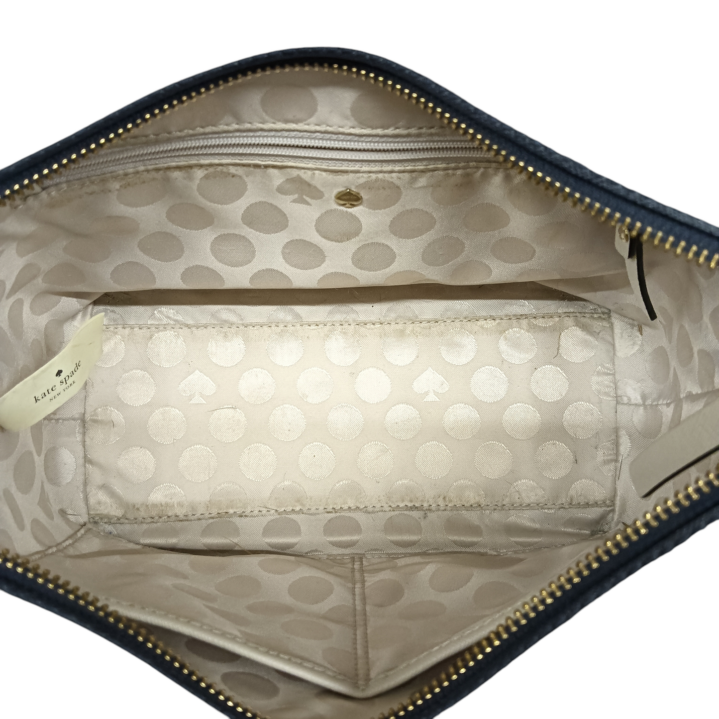 KATE SPADE 2WAY Bag Beige/Navy