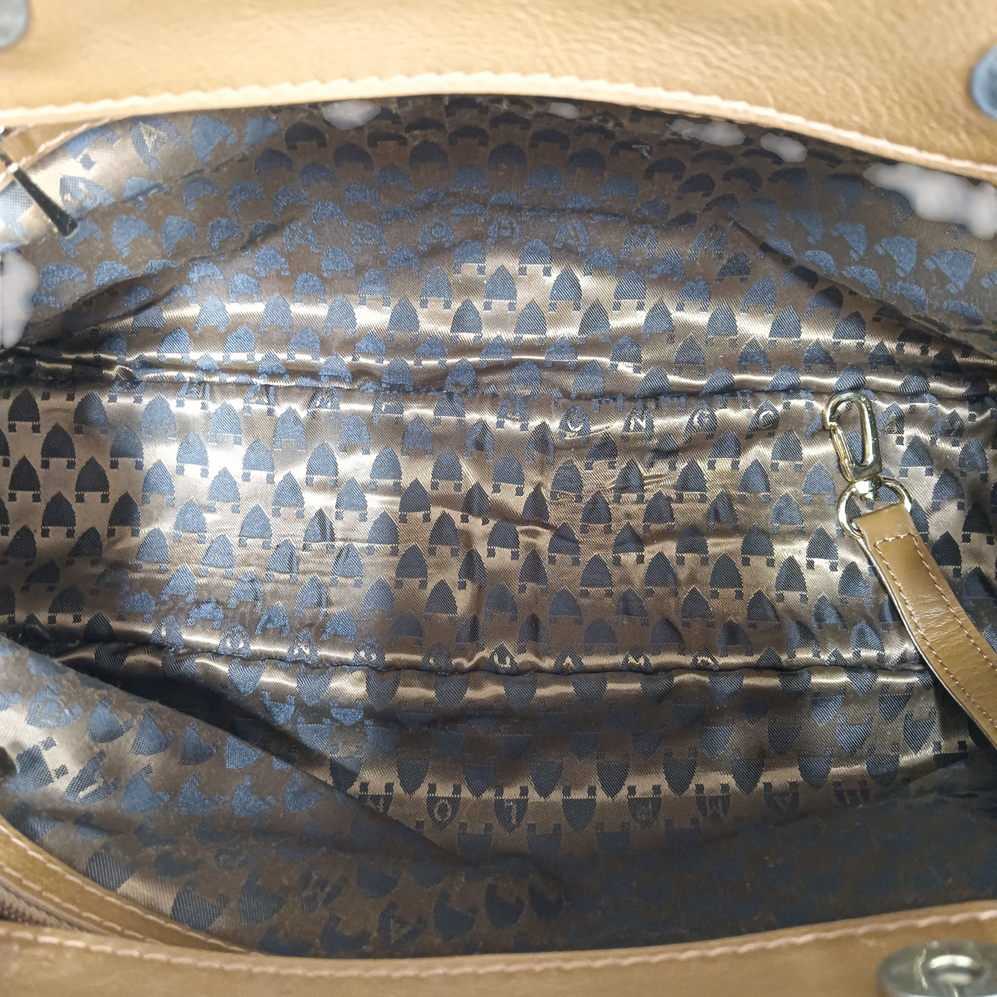 LONGCHAMP HANDBAG 1840714 BROWN RANK (B)